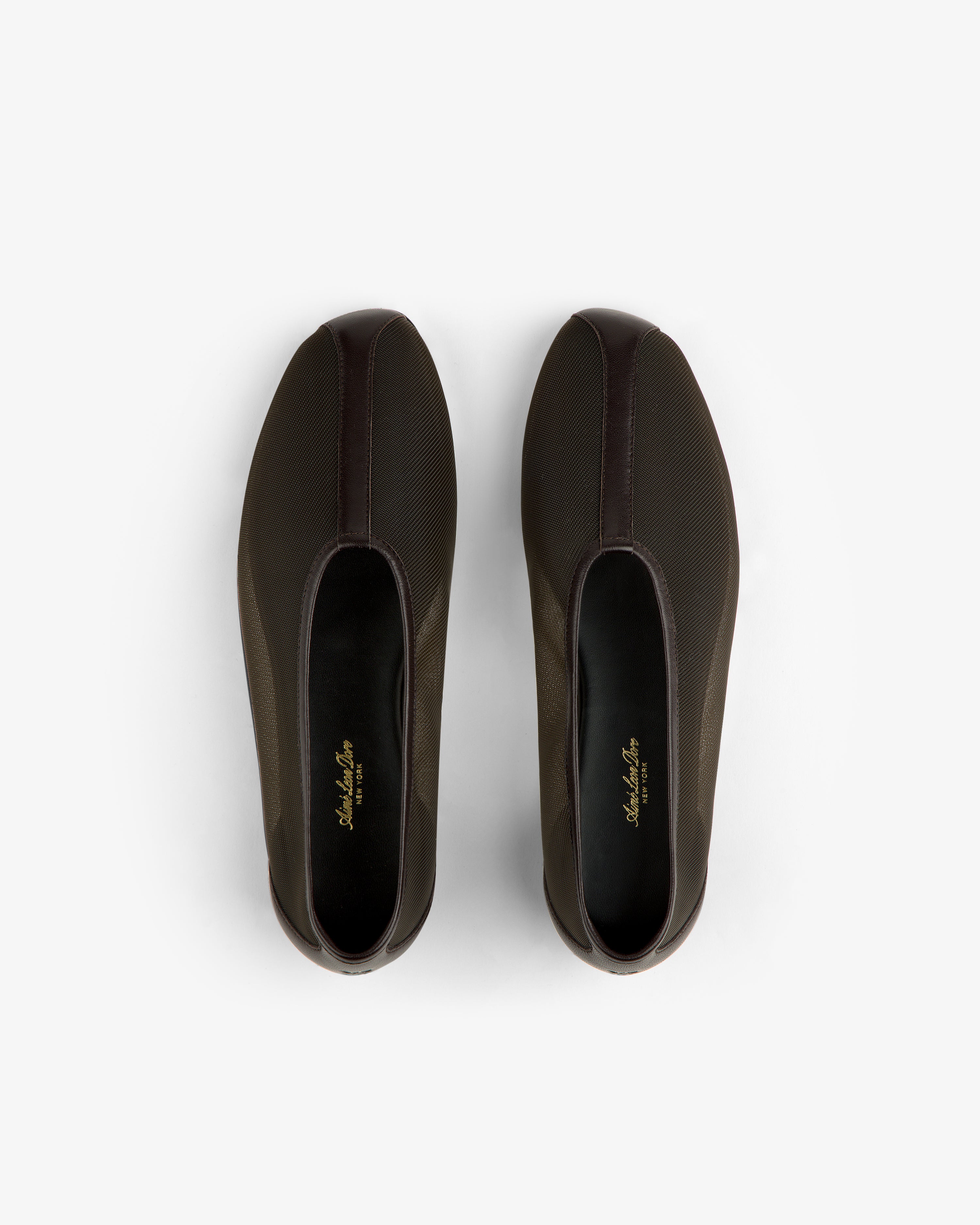 aim-leon-dore-mesh-ballet-flat-braun-damen-ballerina image 5