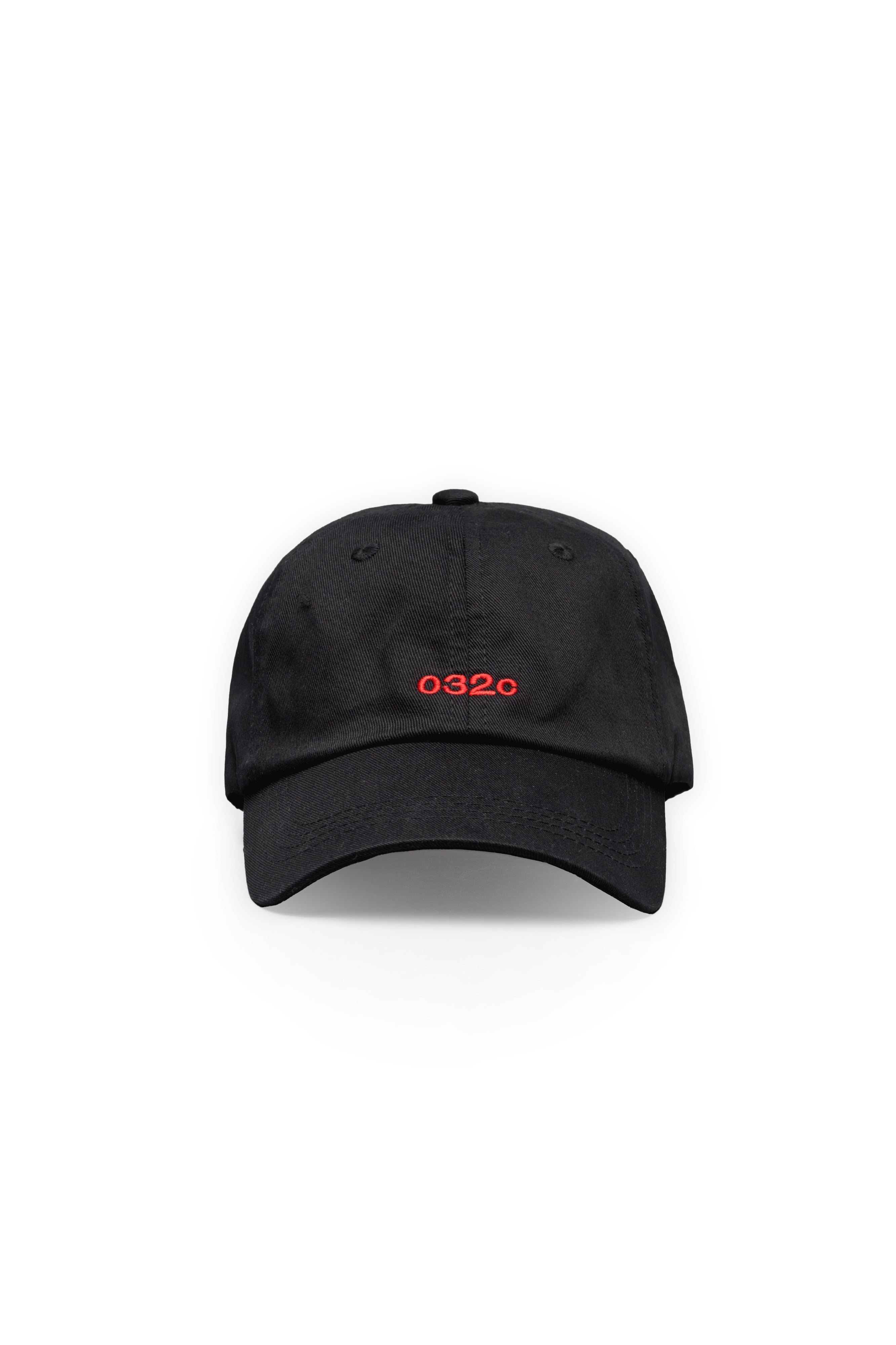032c-classics-cap-schwarze-cap-mit-gesticktem-logo image 1