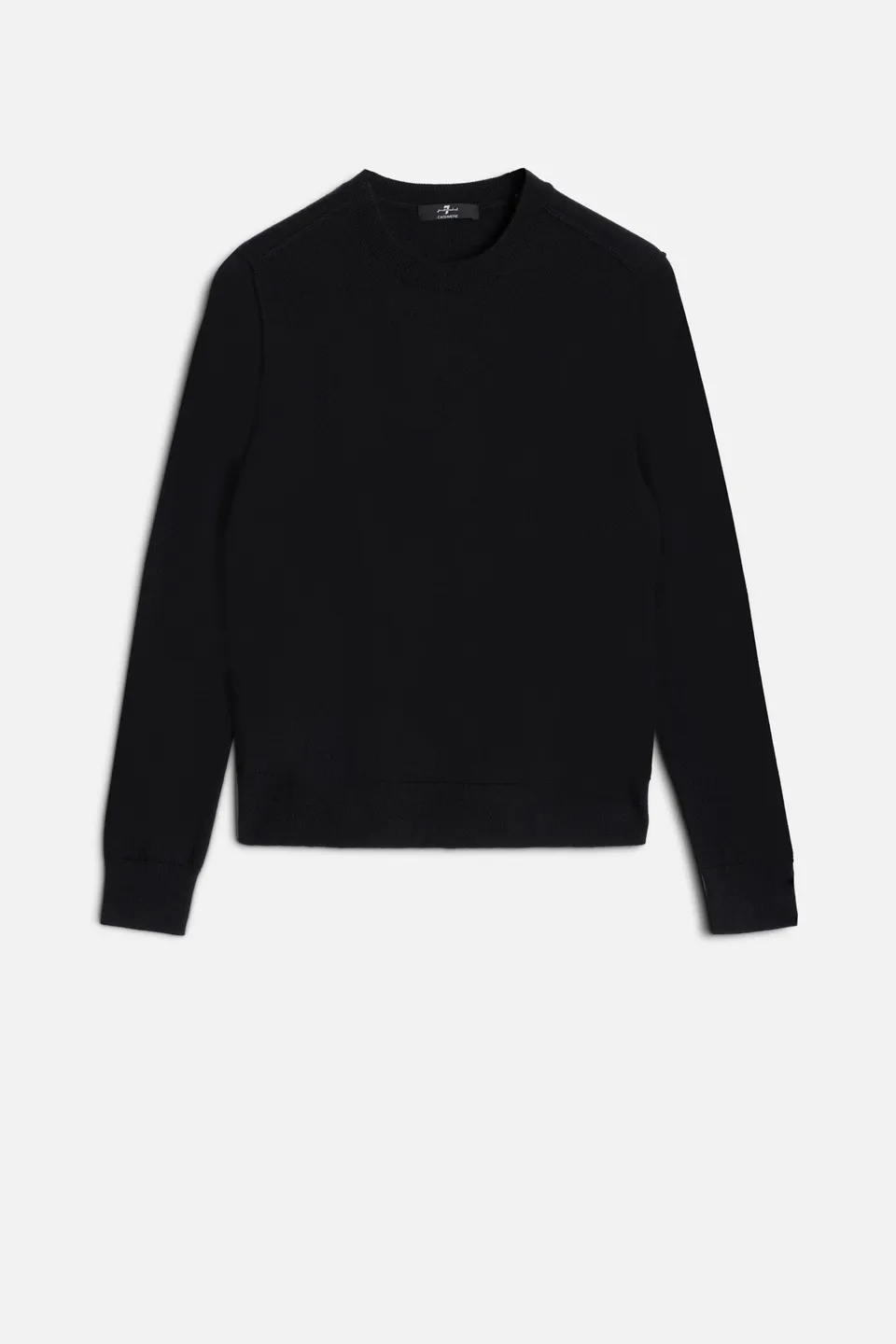 7-for-all-mankind-cashmere-crewneck-sweater-schwarz image 1