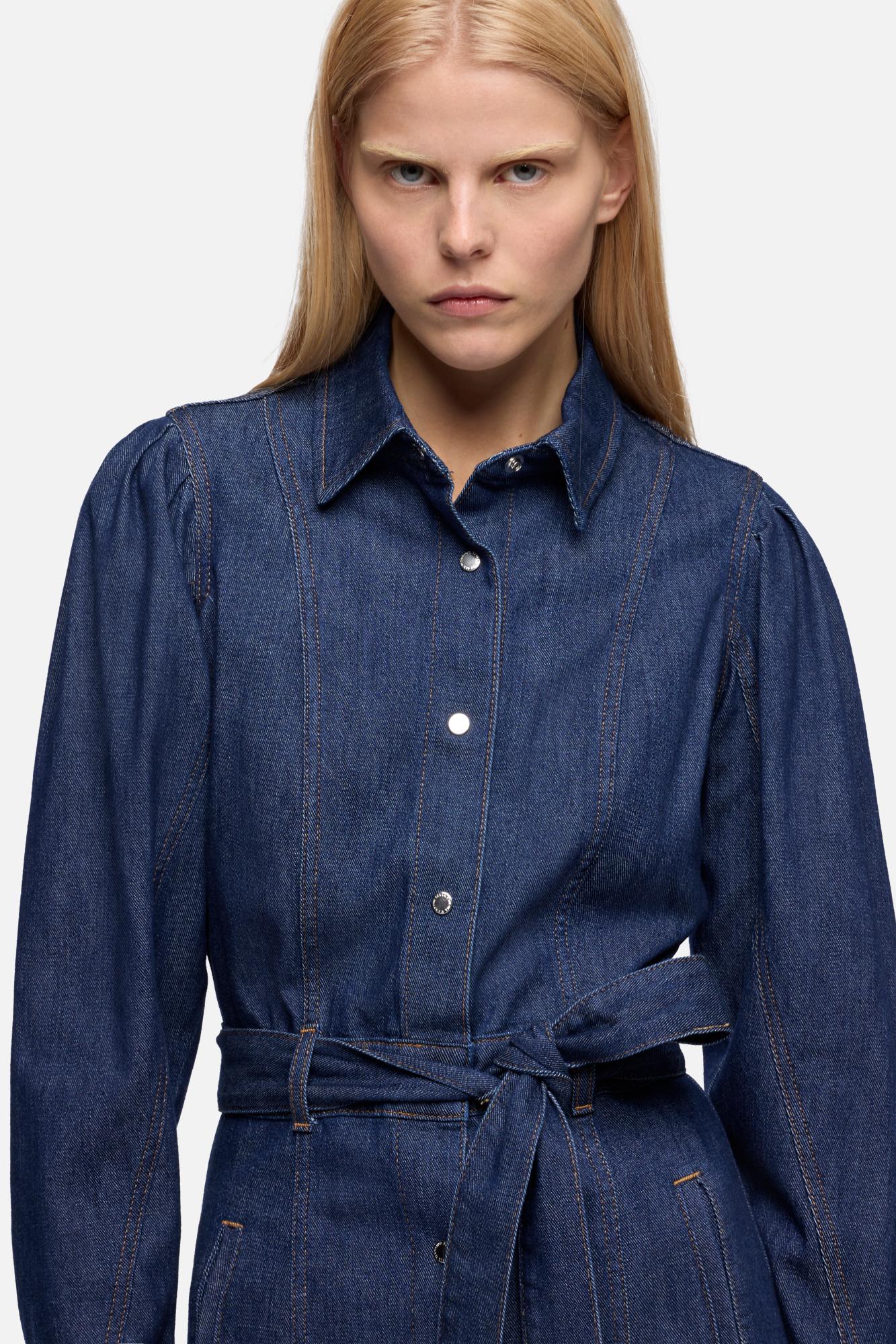 7-for-all-mankind-puff-sleeve-mini-kleid-weightless-denim-halona image 4