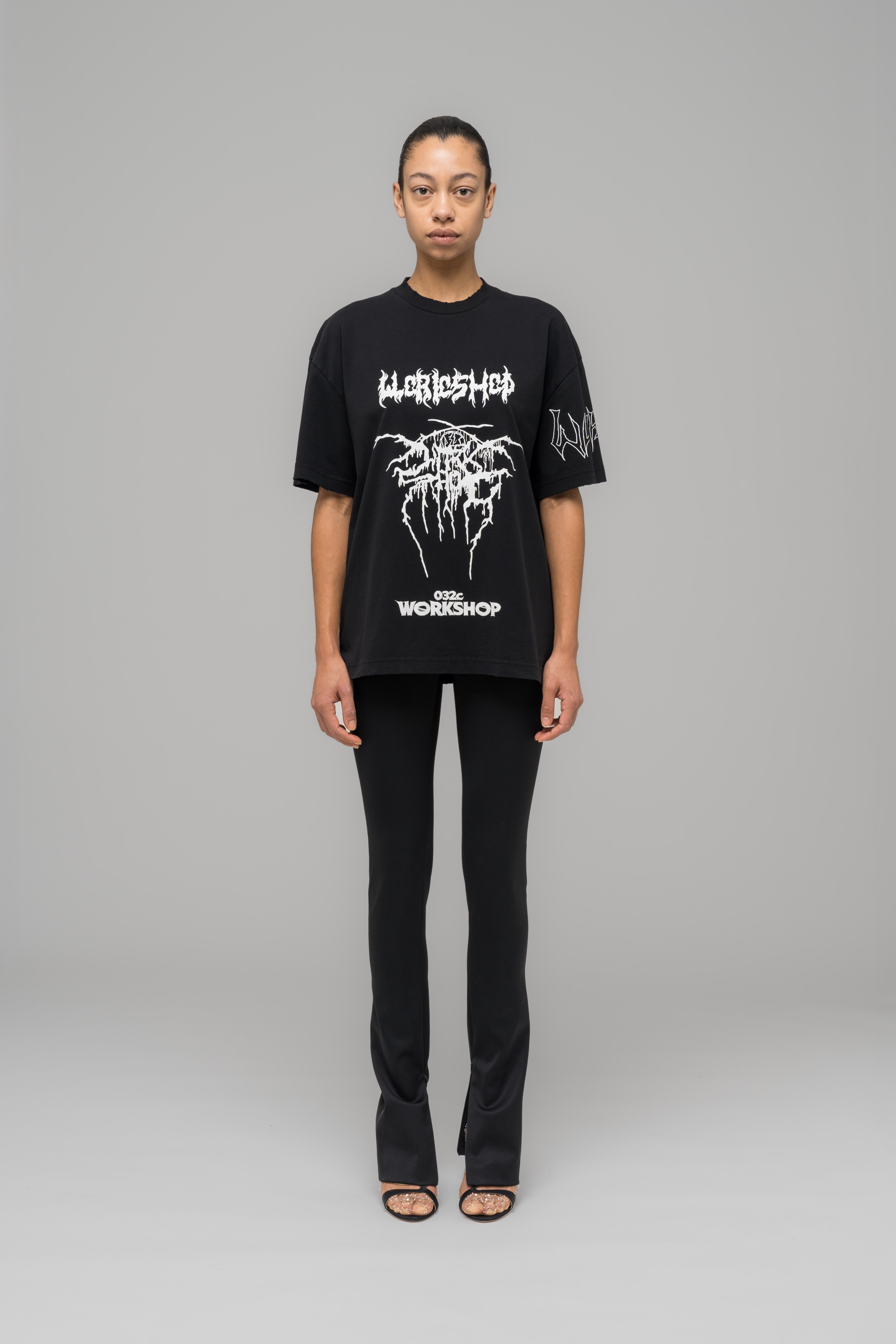 032c-armour-t-shirt-vintage-schwarz-unisex image 5