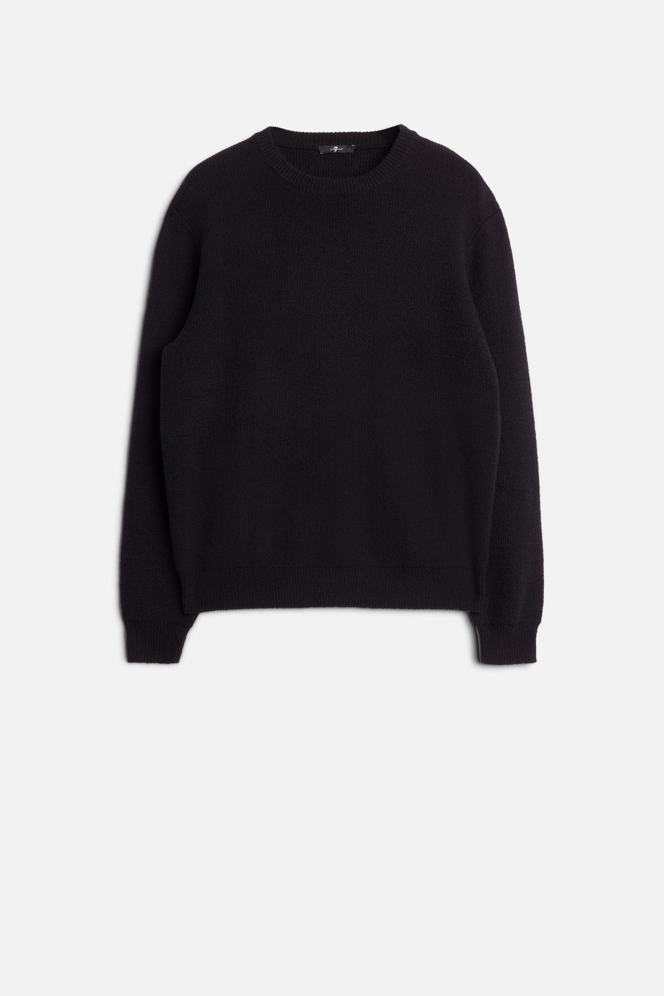 7-for-all-mankind-wool-blend-crewneck-pullover-schwarz-herren image 1