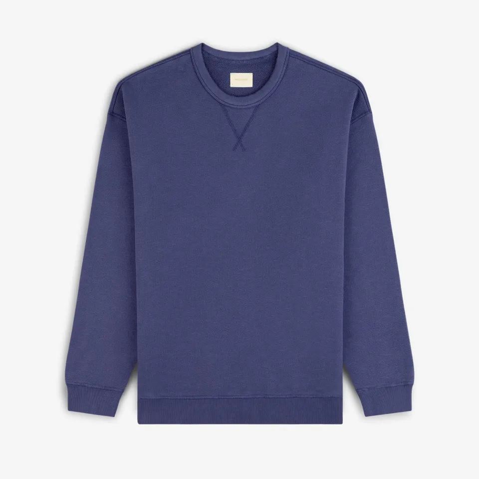aim-leon-dore-stone-washed-marina-crewneck-blau-sweatshirt image 1