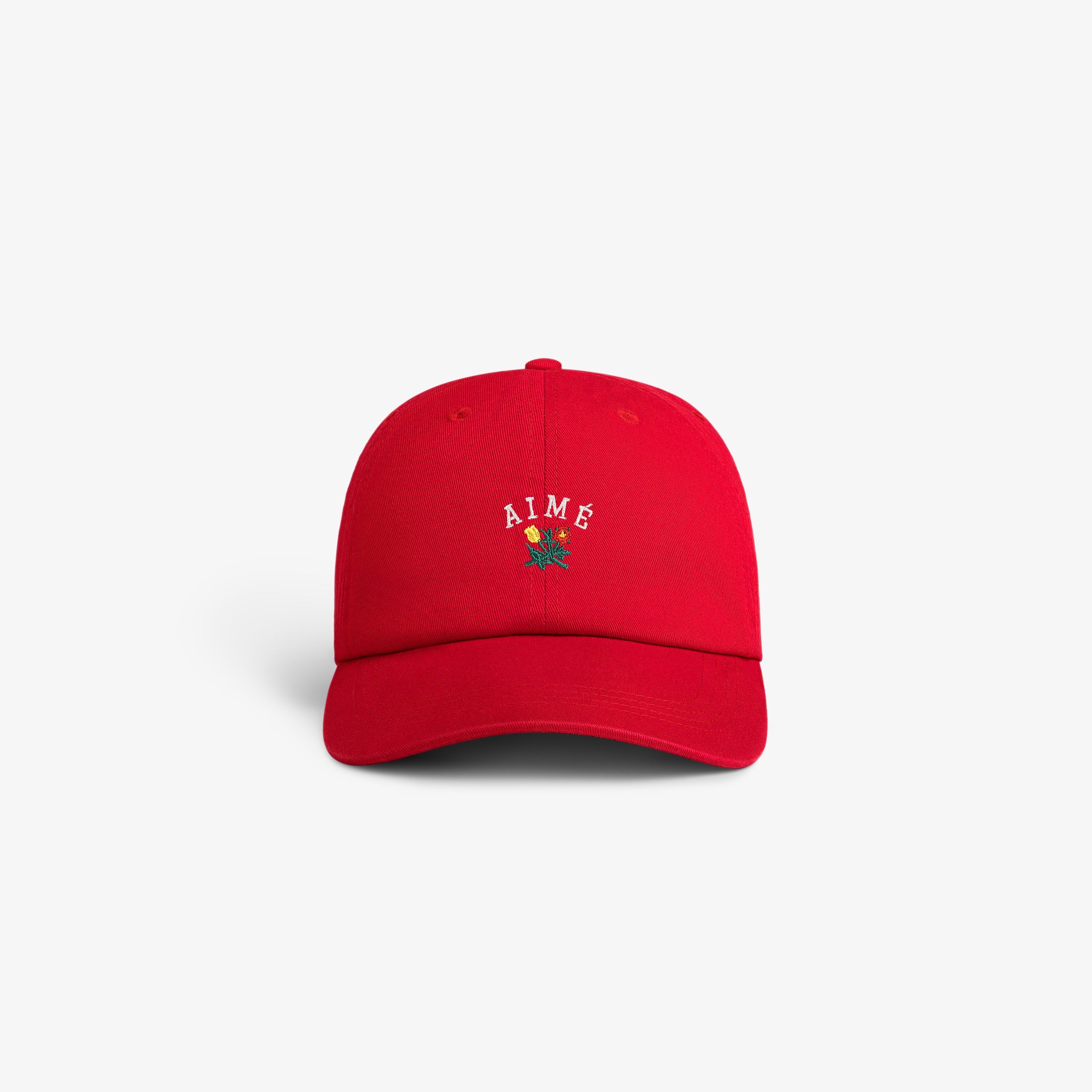 aim-leon-dore-crest-logo-cap-rot-aus-twill image 1
