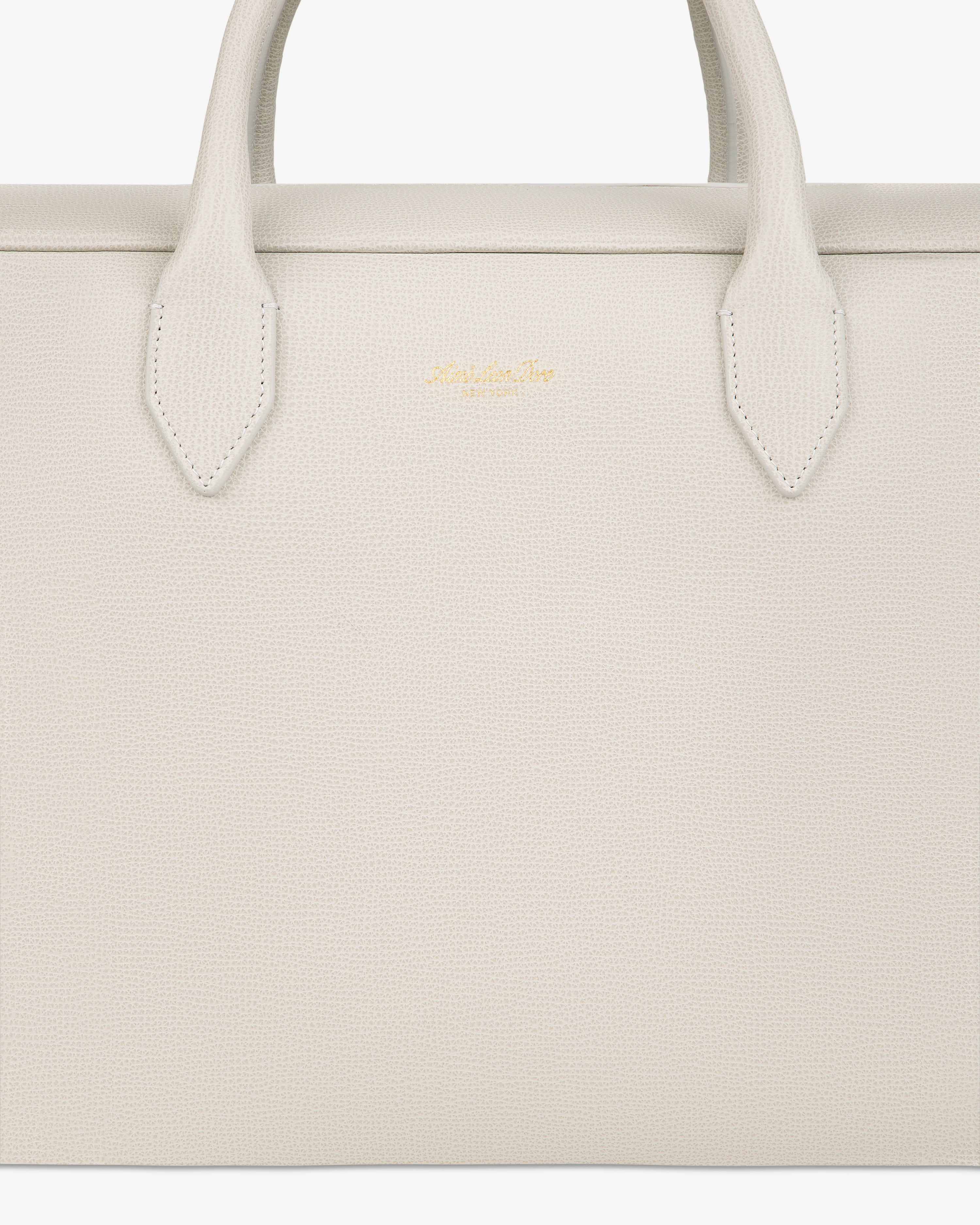 aim-leon-dore-full-grain-leder-weekender-creme-kalbsleder image 3