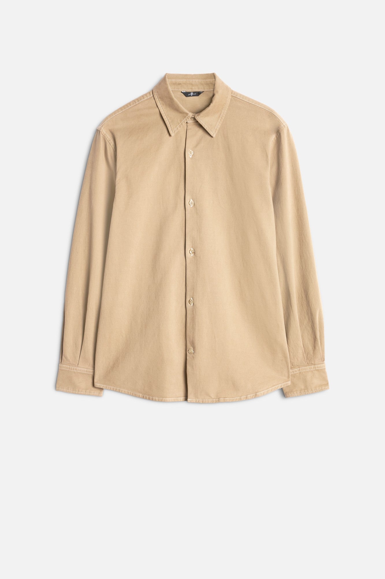 7-for-all-mankind-comfort-twill-button-up-hemd-silver-mink image 1