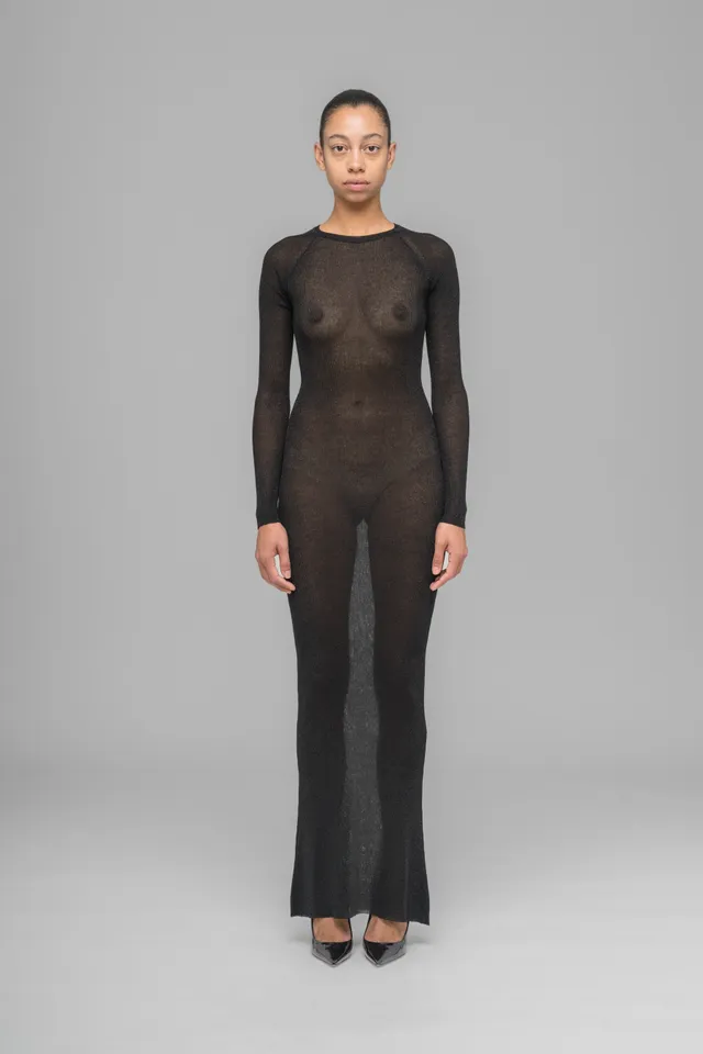 032c-threshold-kleid-damen-lurex-ripp-lang image 1