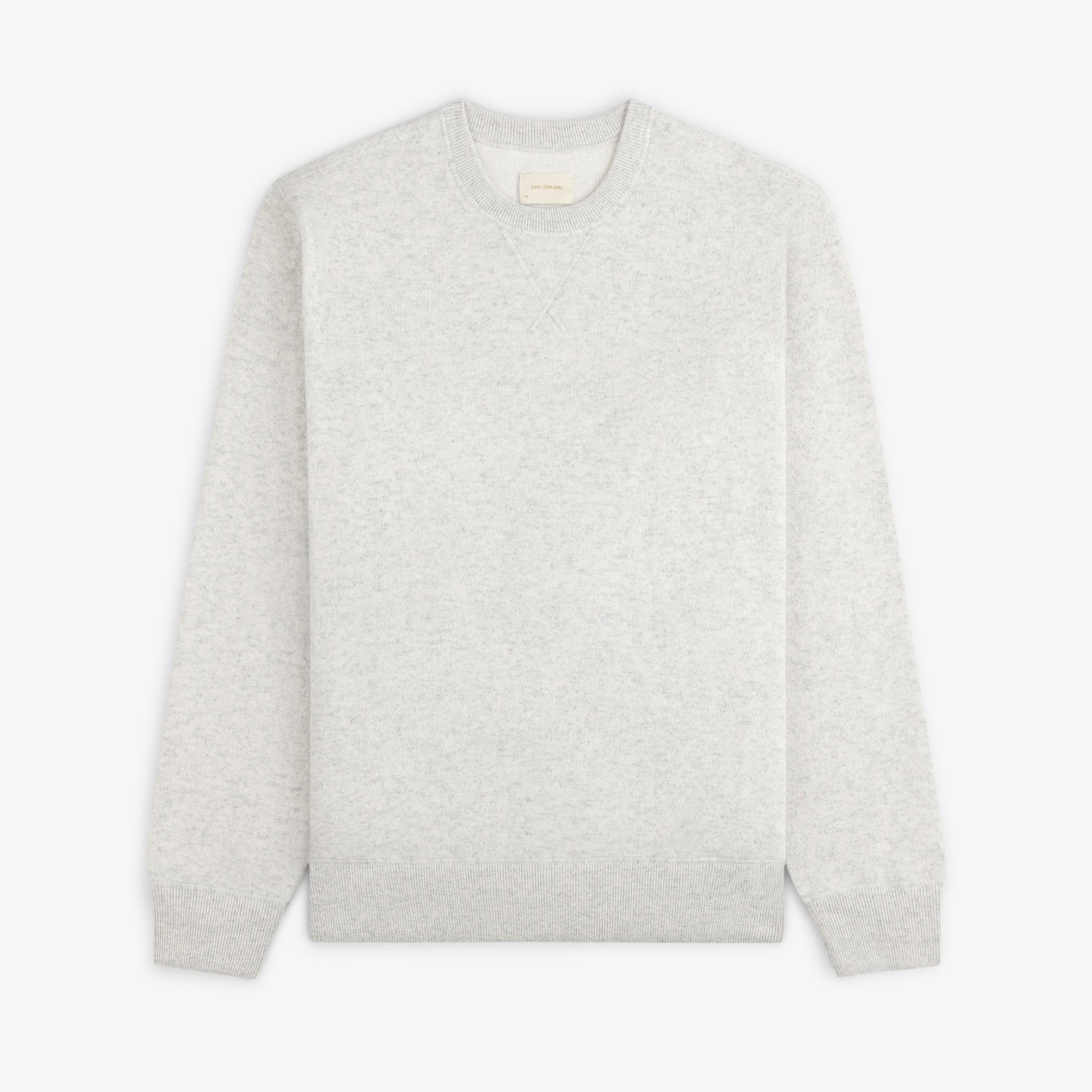 aim-leon-dore-pavilion-cashmere-crewneck-oatmeal image 1