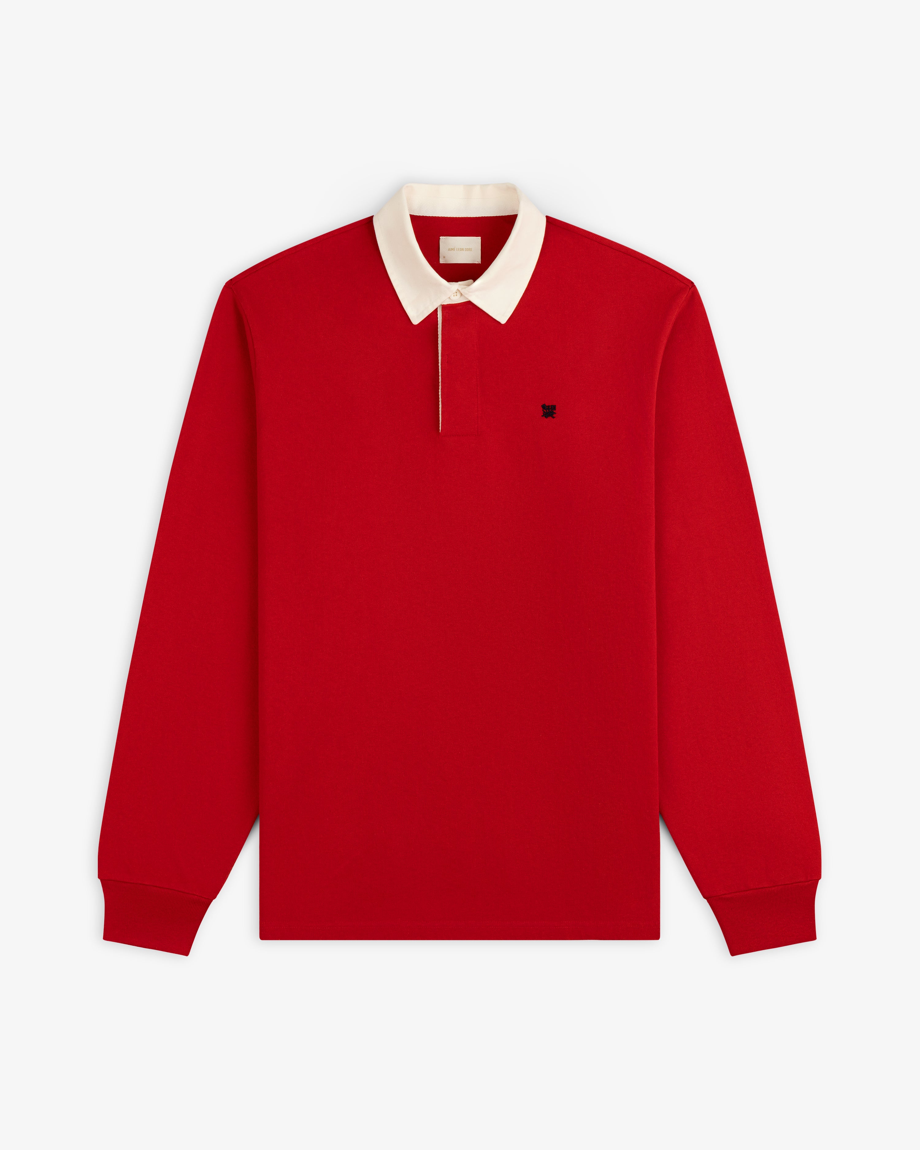 aim-leon-dore-crest-rugby-rot-regular-fit image 2