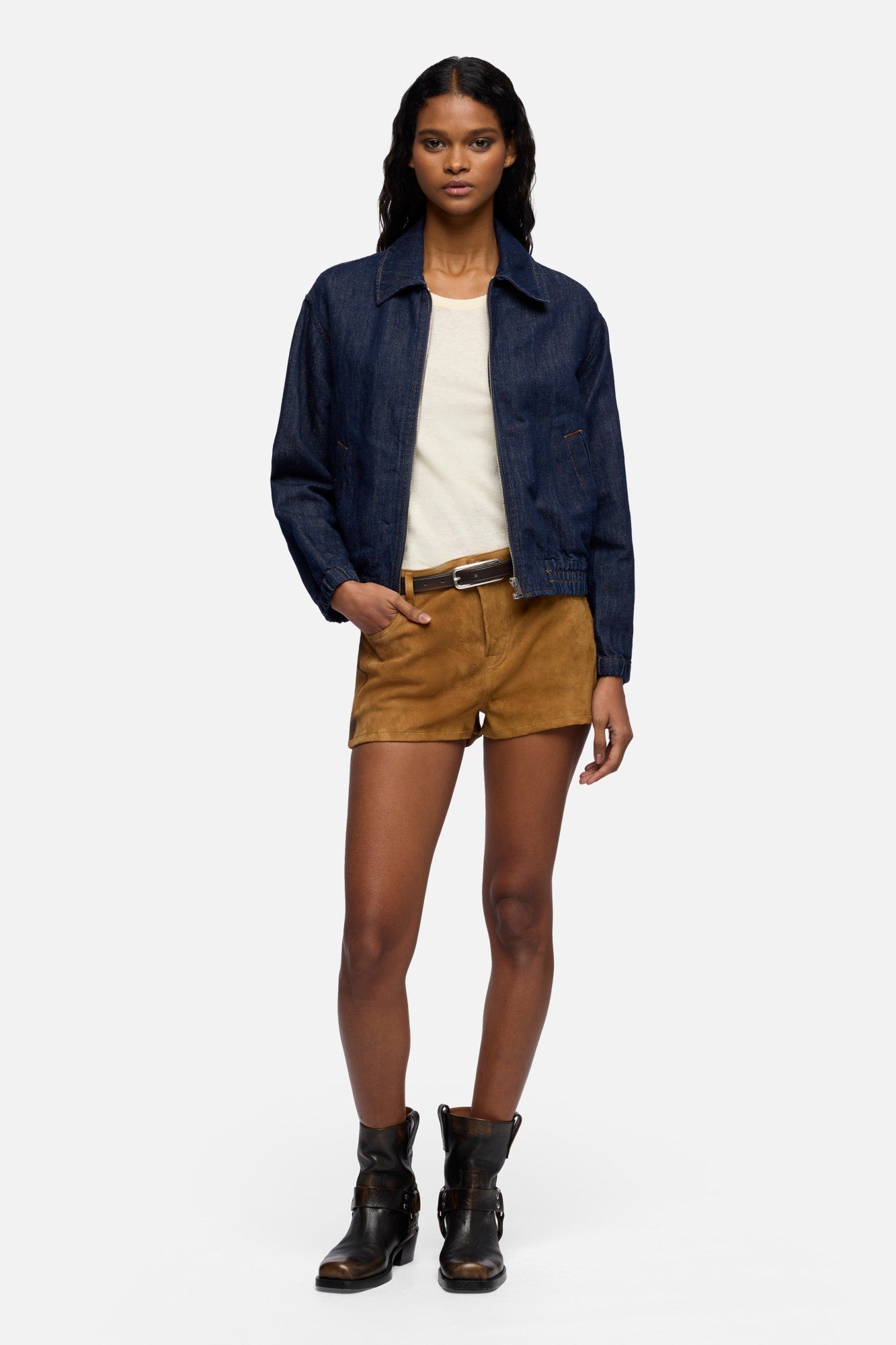 7-for-all-mankind-bomber-jacket-indigo-linen-blossom-damen image 2