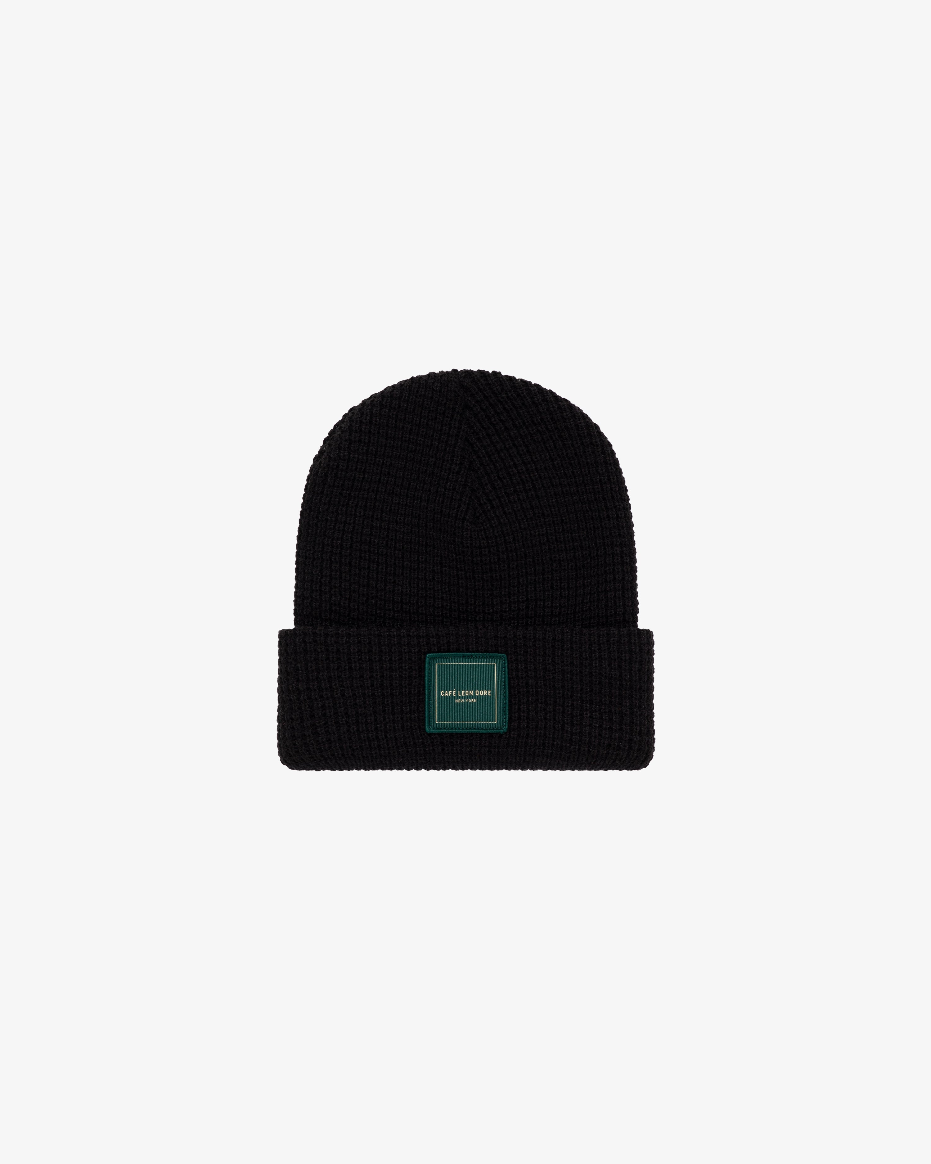 aim-leon-dore-caf-leon-dore-beanie-schwarz-one-size image 2