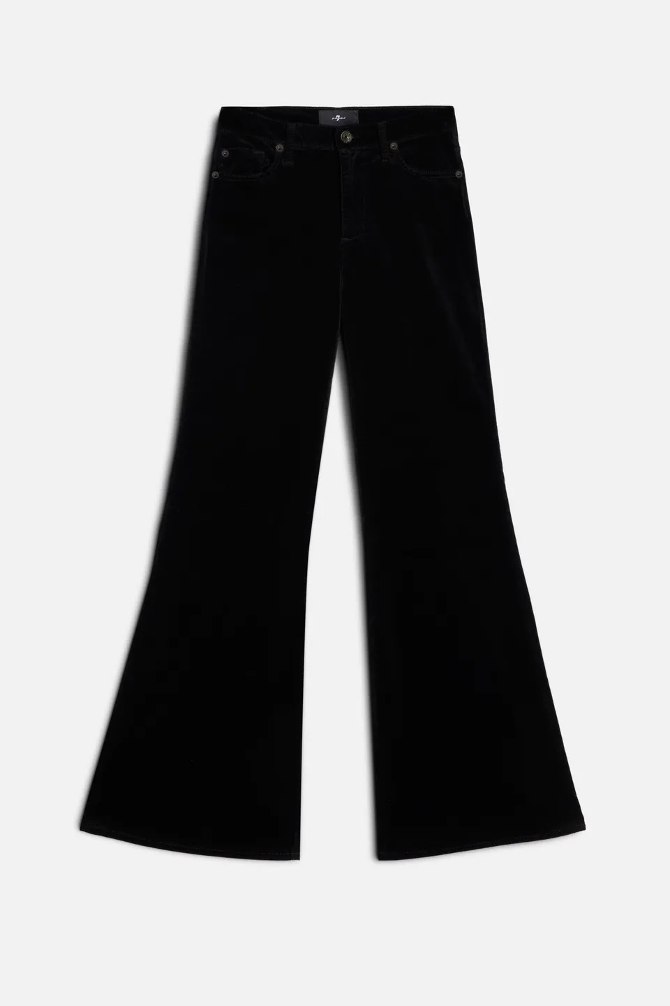 7-for-all-mankind-velvet-retro-flare-hose-black image 1