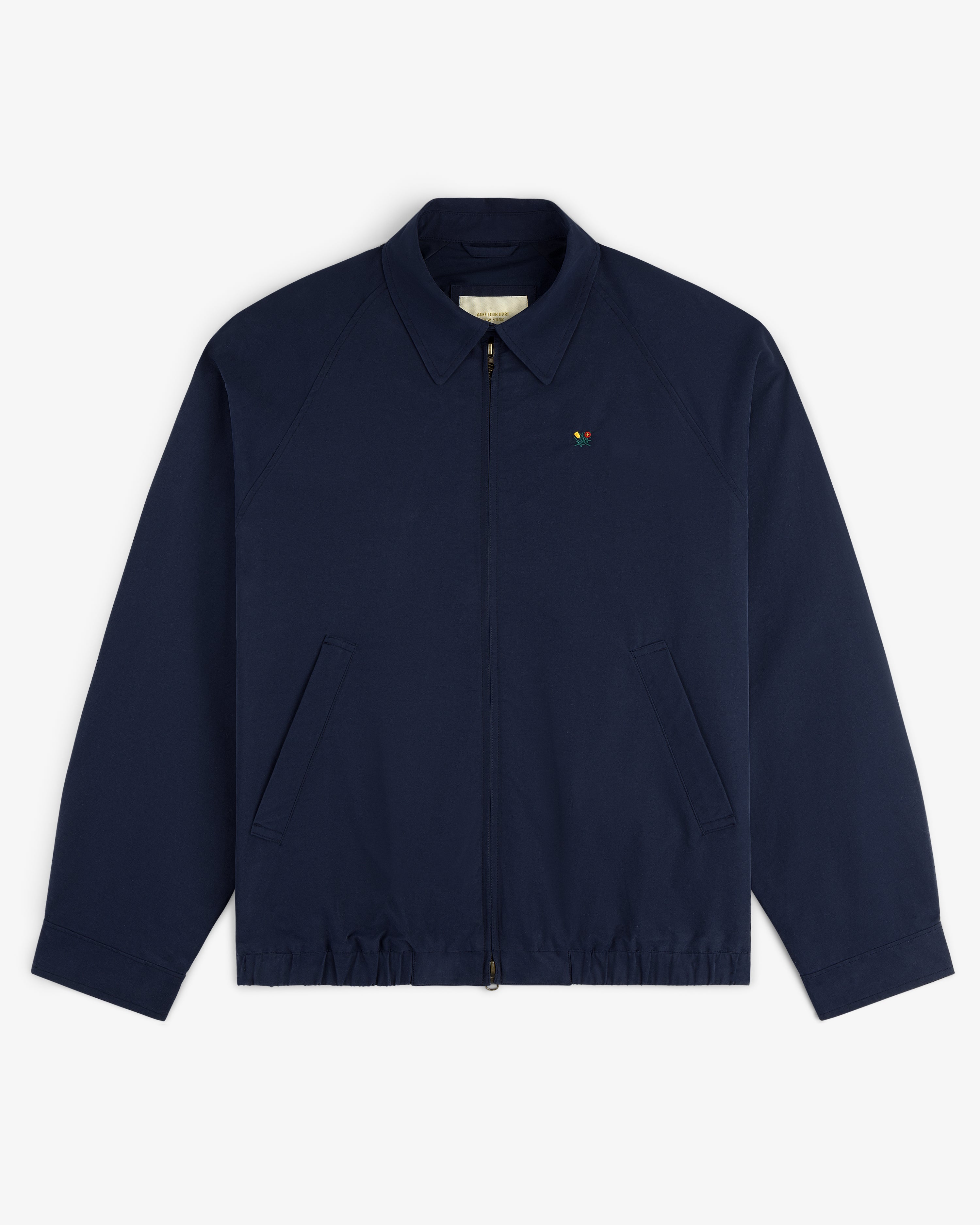 aim-leon-dore-crest-casual-jacke-navy image 2