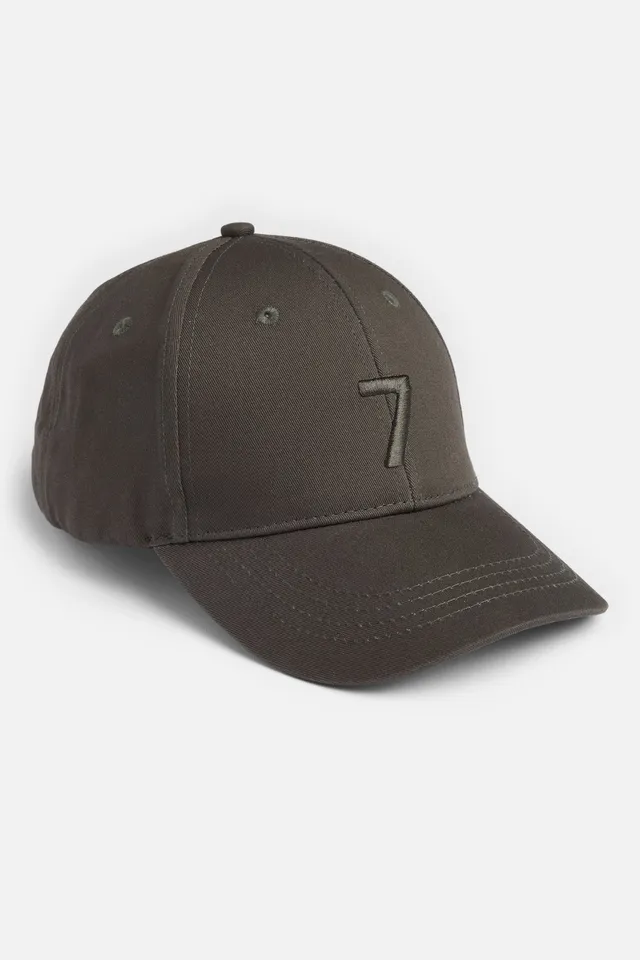 7-for-all-mankind-logo-cap-in-army-unisex-baseball-cap-army-green image 1