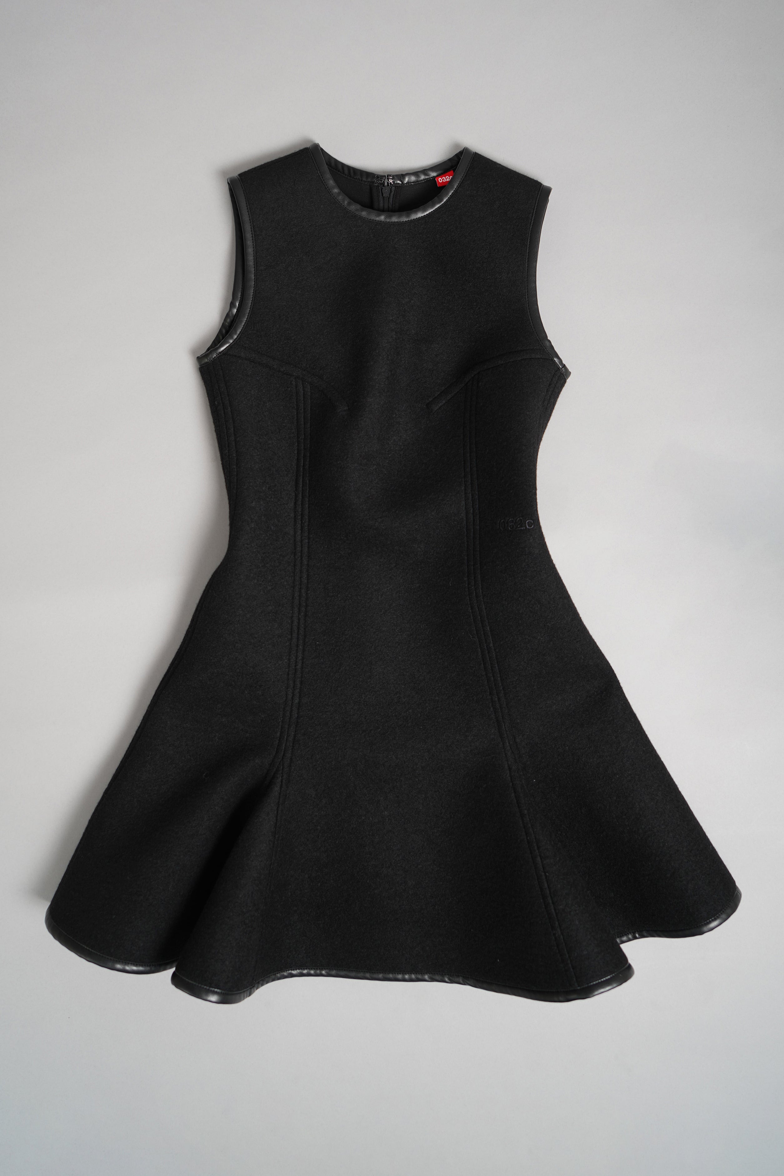 032c-neoprene-wool-short-dress-bodycon-minikleid-damen image 4