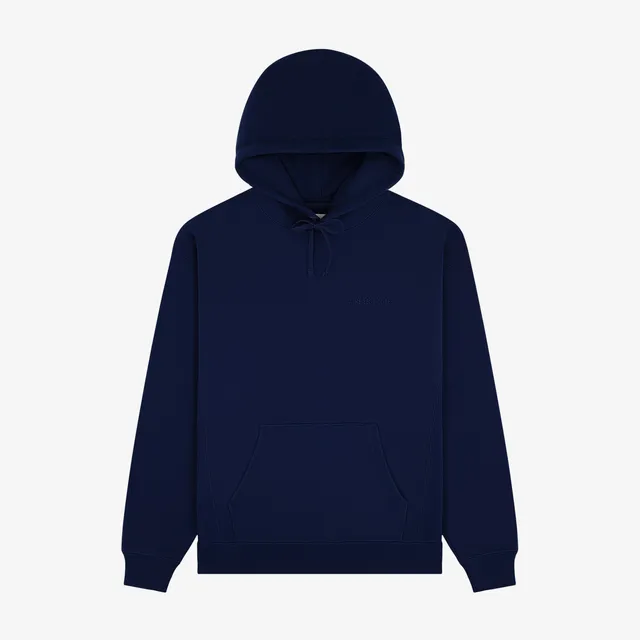 aim-leon-dore-tonal-logo-hoodie-navy image 1