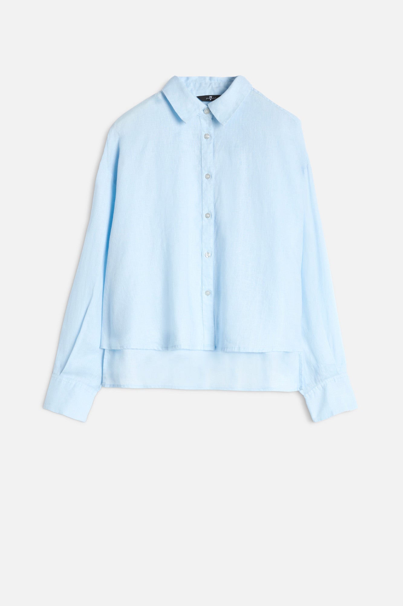 7-for-all-mankind-cropped-shirt-leinen-cielo image 1