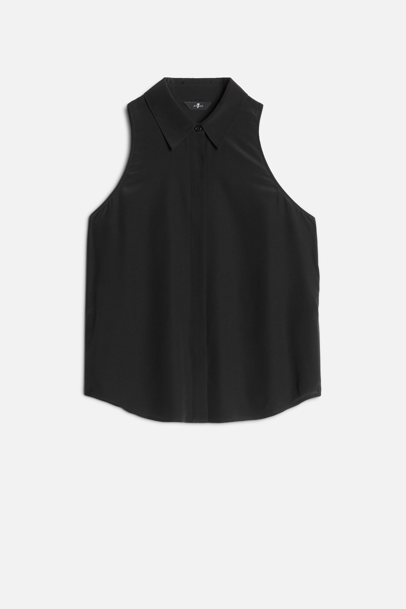 7-for-all-mankind-rmellose-seiden-bluse-schwarz image 1