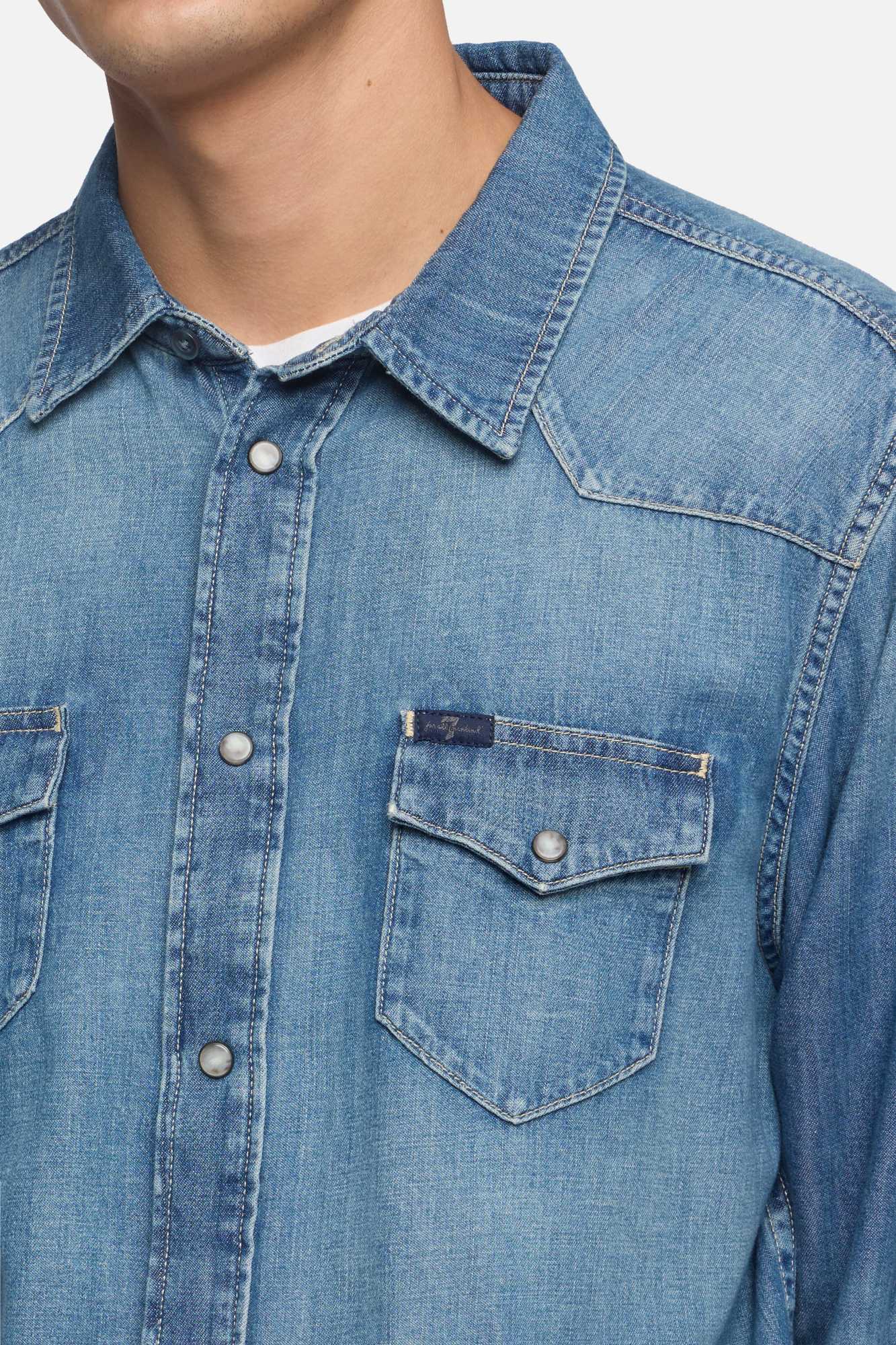 7-for-all-mankind-denim-western-shirt-border-herrenhemd image 4