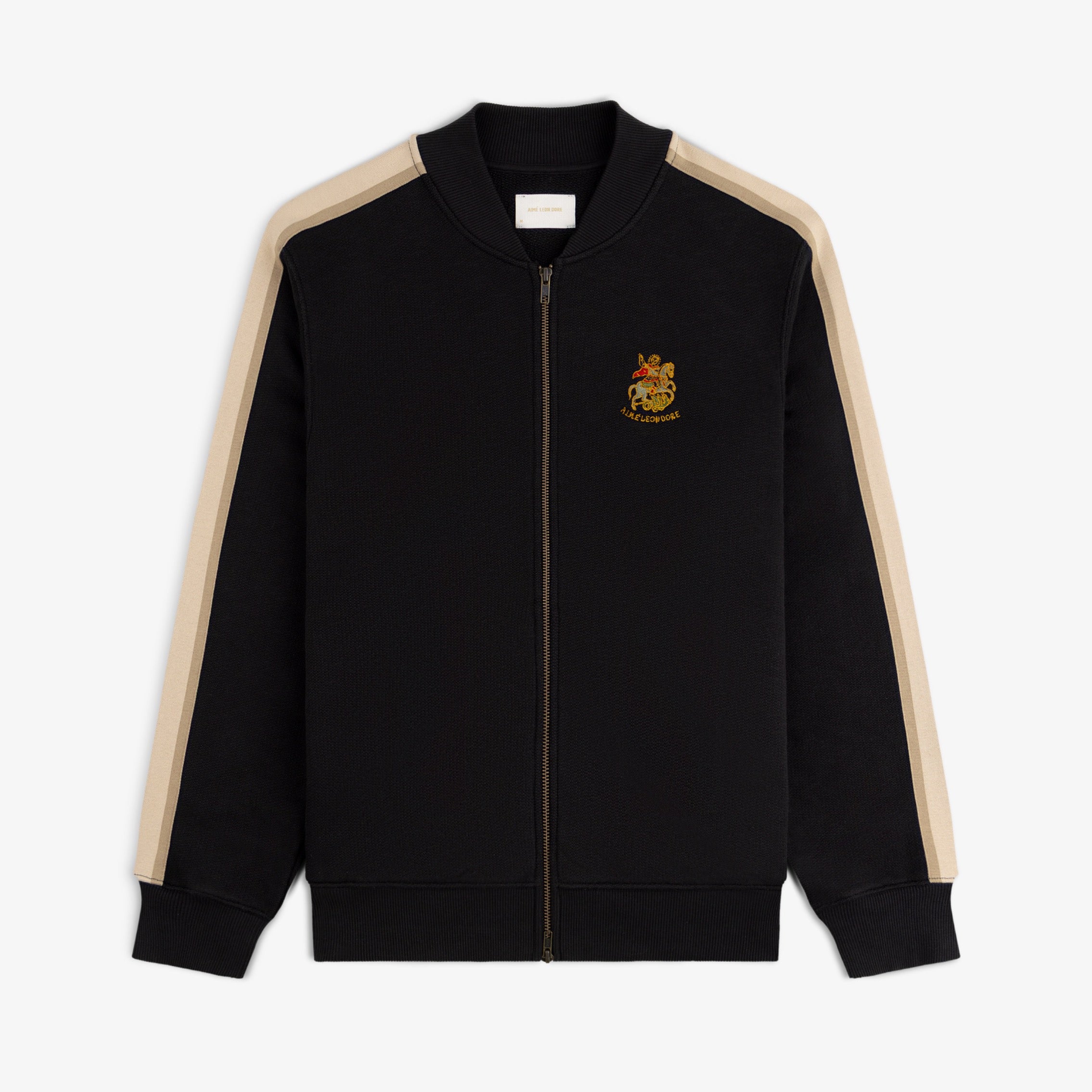aim-leon-dore-saint-george-track-jacket-schwarz-baumwolle image 1