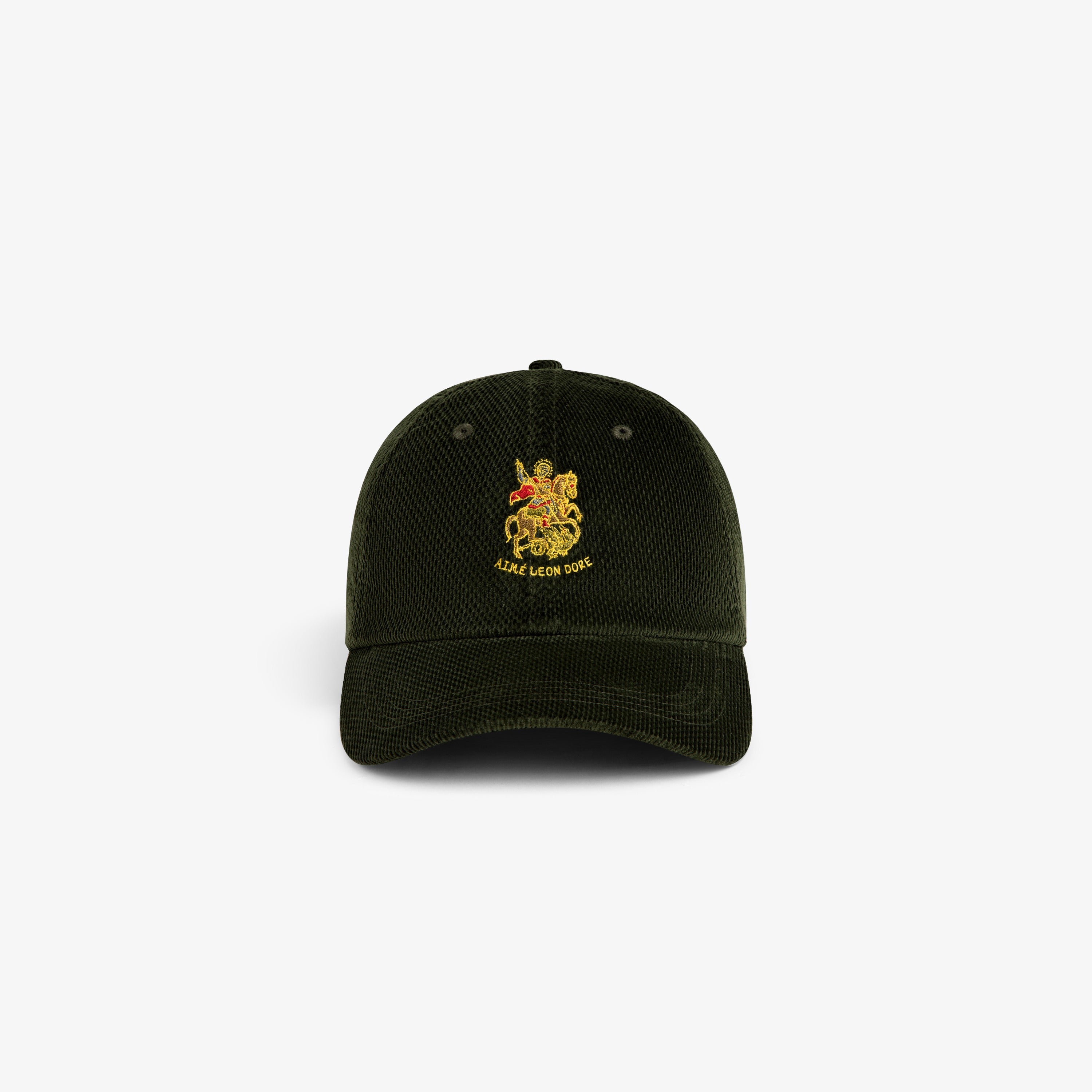 aim-leon-dore-saint-george-corduroy-cap-gr-n image 1