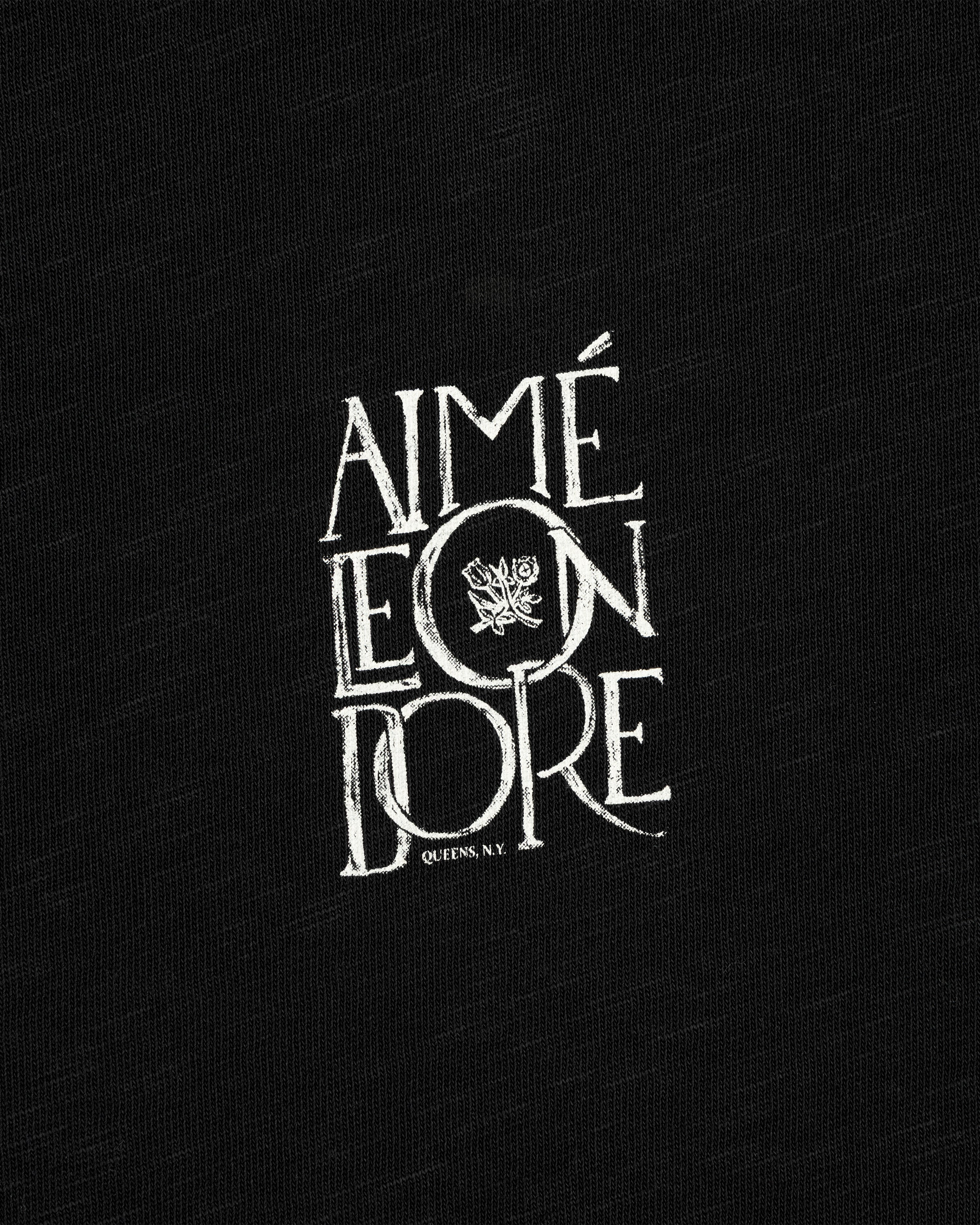 aim-leon-dore-stacked-logo-slub-tee-t-shirt-schwarz image 3