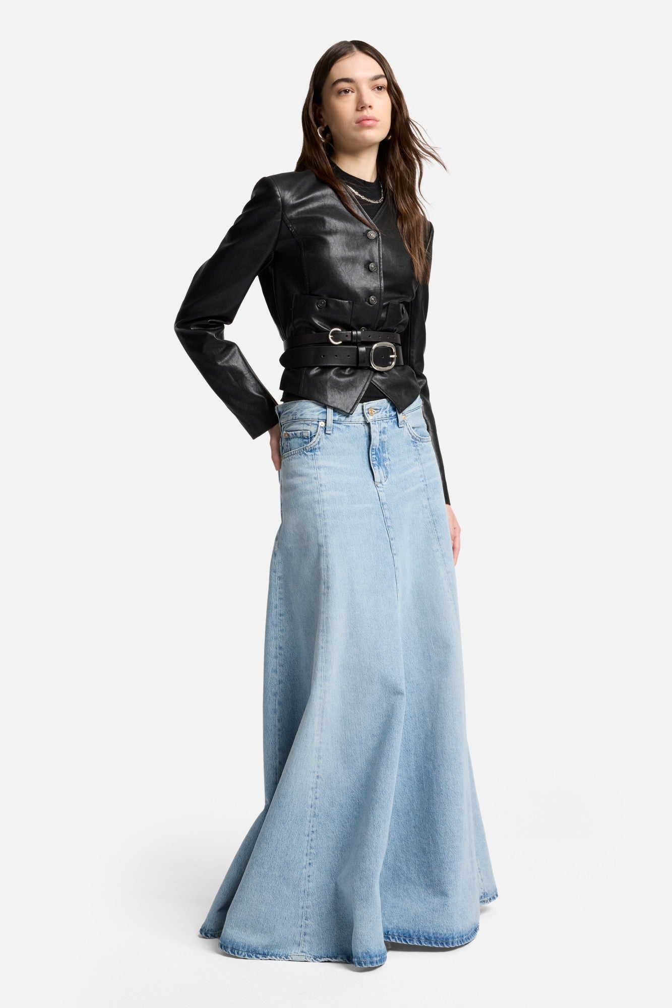 7-for-all-mankind-drama-skirt-denim-maxirock-september image 7