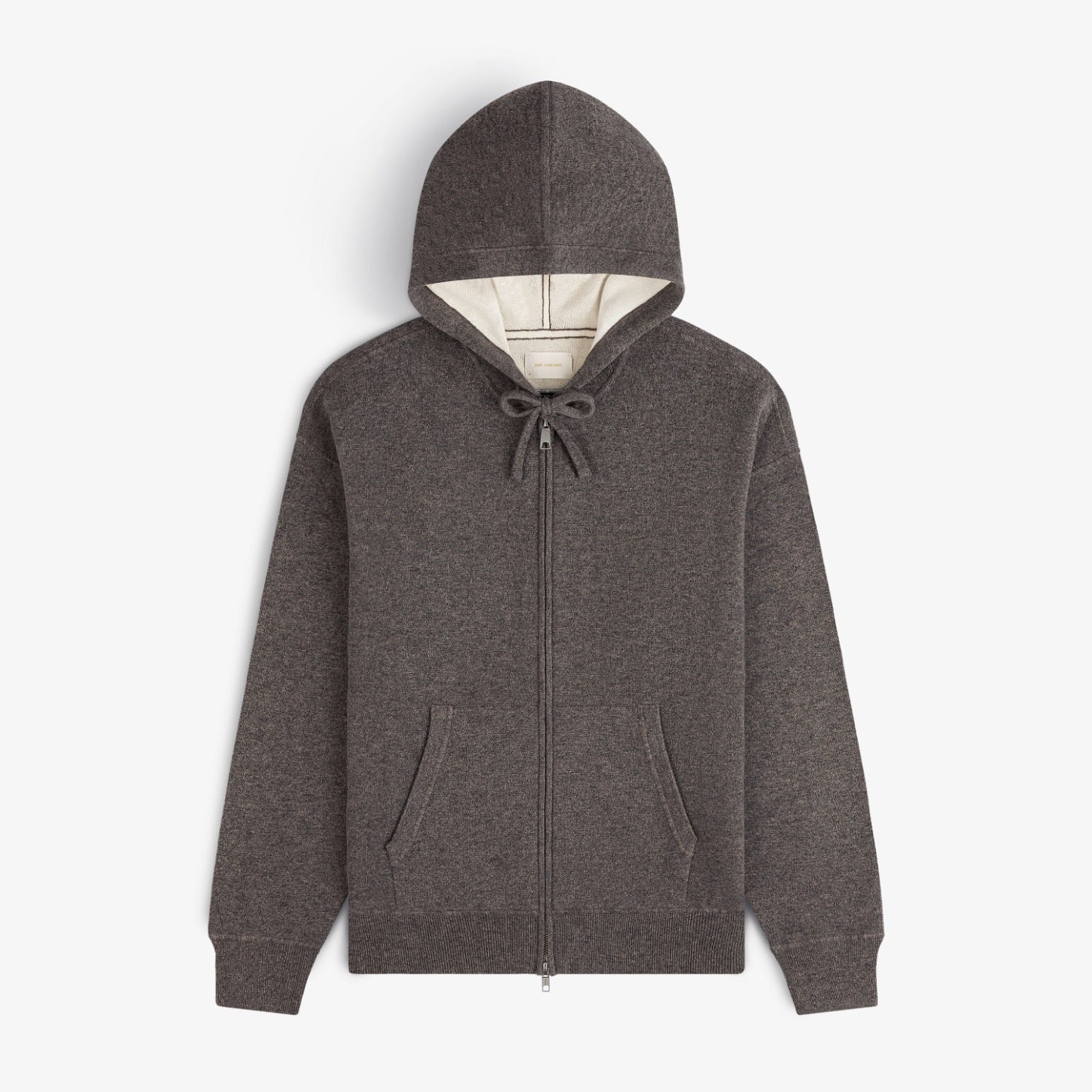 aim-leon-dore-full-zip-pavilion-cashmere-hoodie-braun-cashmere-hoodie image 1