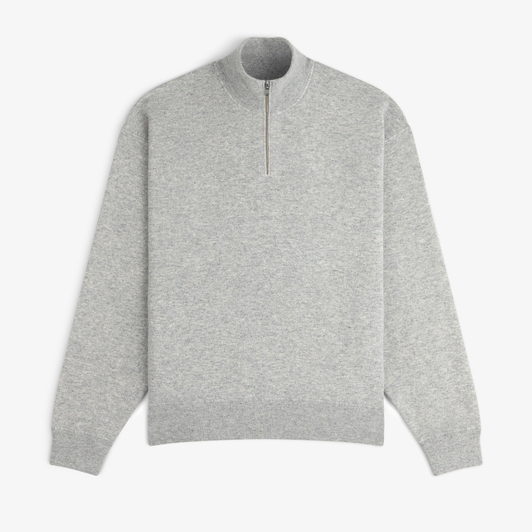 aim-leon-dore-quarter-zip-pavilion-cashmere-pullover-grau image 1