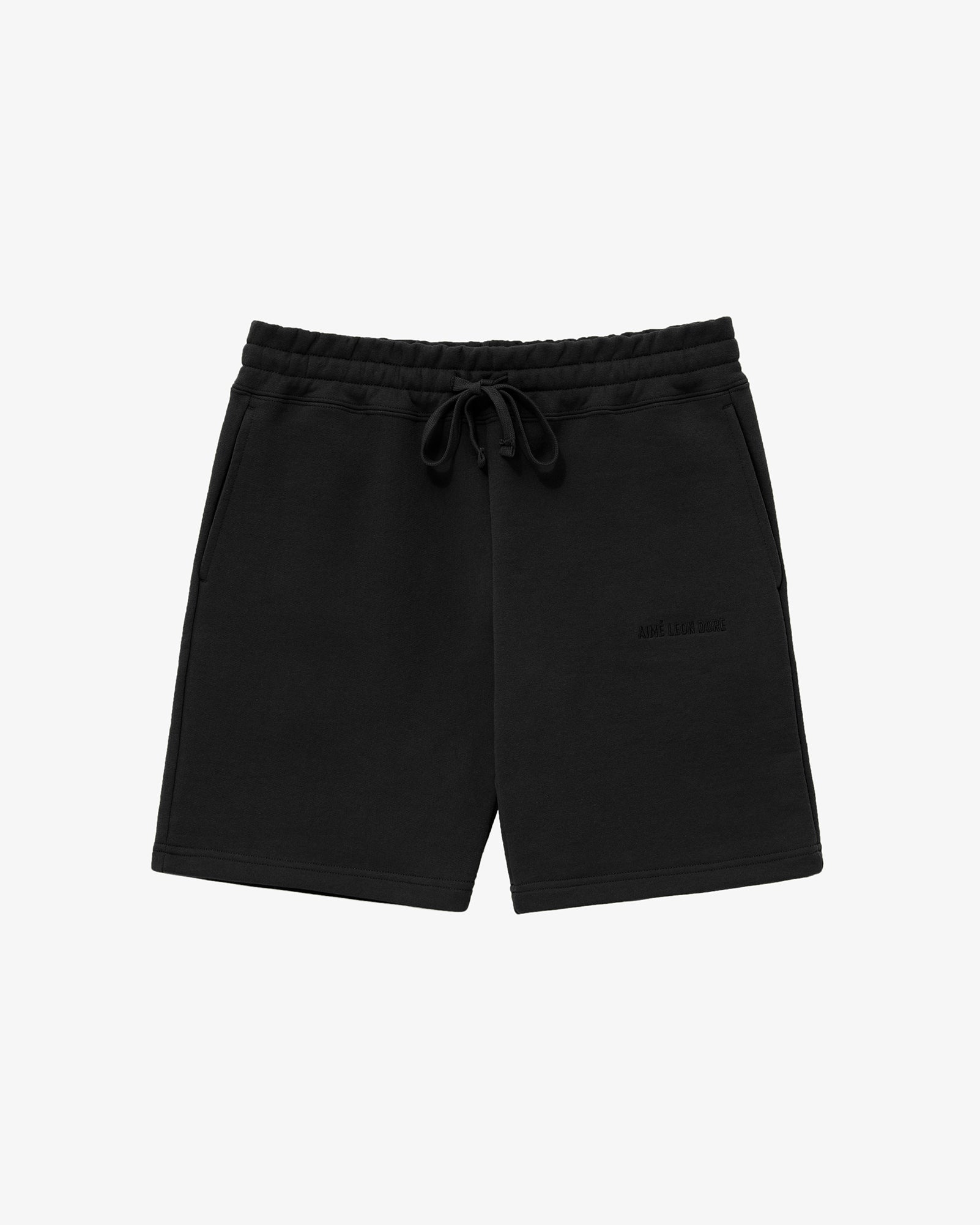aim-leon-dore-tonal-logo-sweatshorts-shorts-schwarz image 2