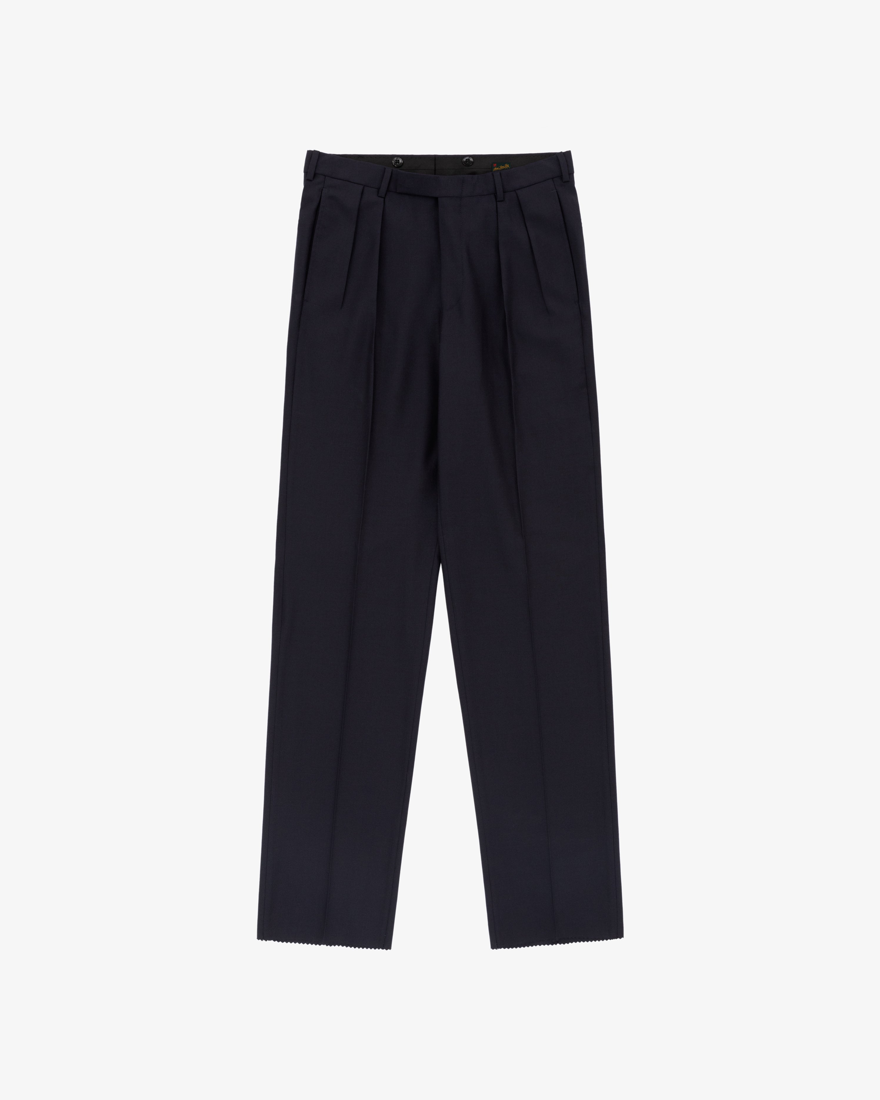 aim-leon-dore-tropical-wool-anzughose-navy-double-pleated image 2