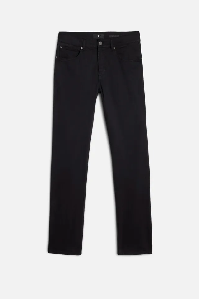 7-for-all-mankind-luxe-performance-sateen-the-straight-hose-in-black image 1