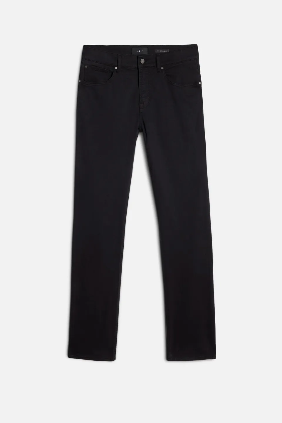 7-for-all-mankind-luxe-performance-sateen-the-straight-hose-in-black image 1