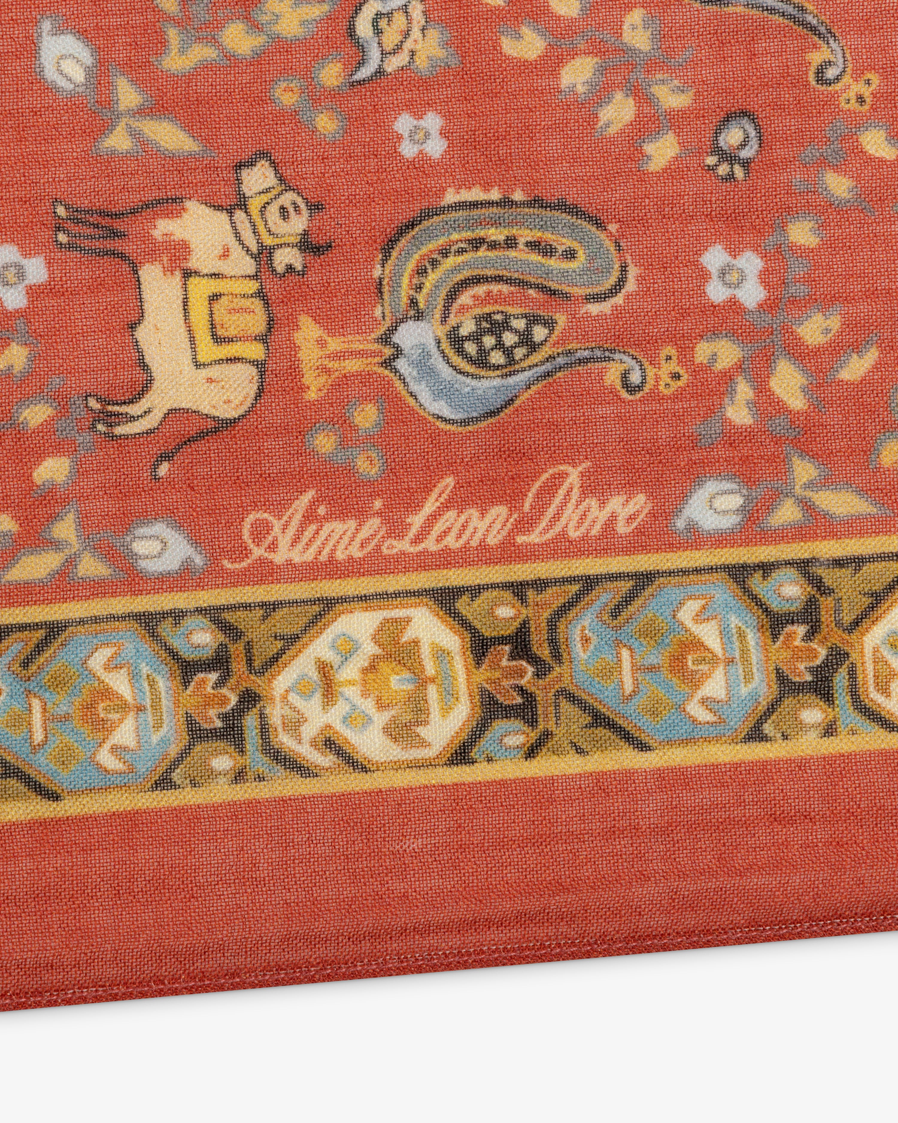aim-leon-dore-archival-print-wool-silk-bandana-27-multicolor image 3