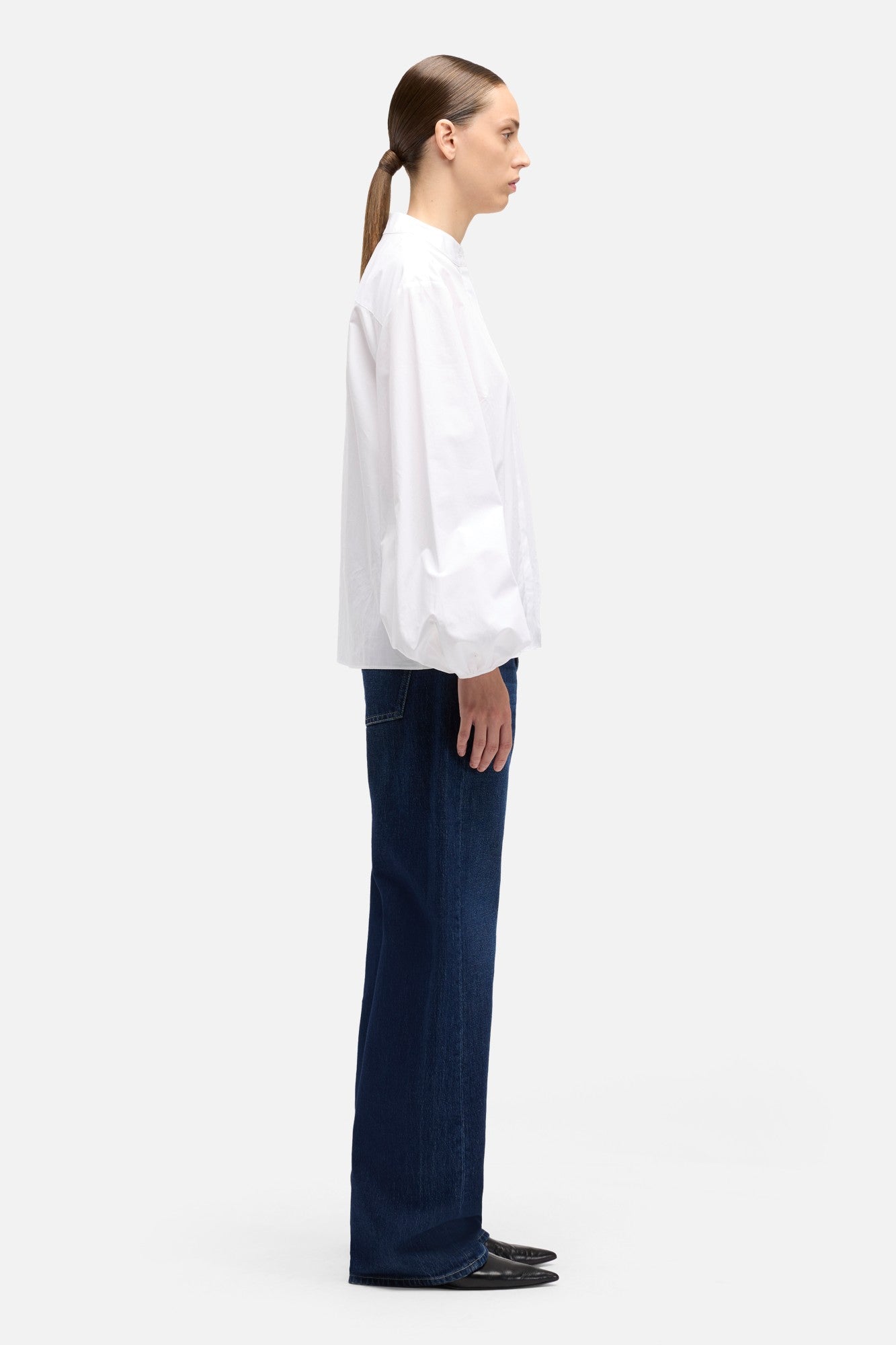 7-for-all-mankind-poplin-balloon-sleeve-hemd-wei image 6