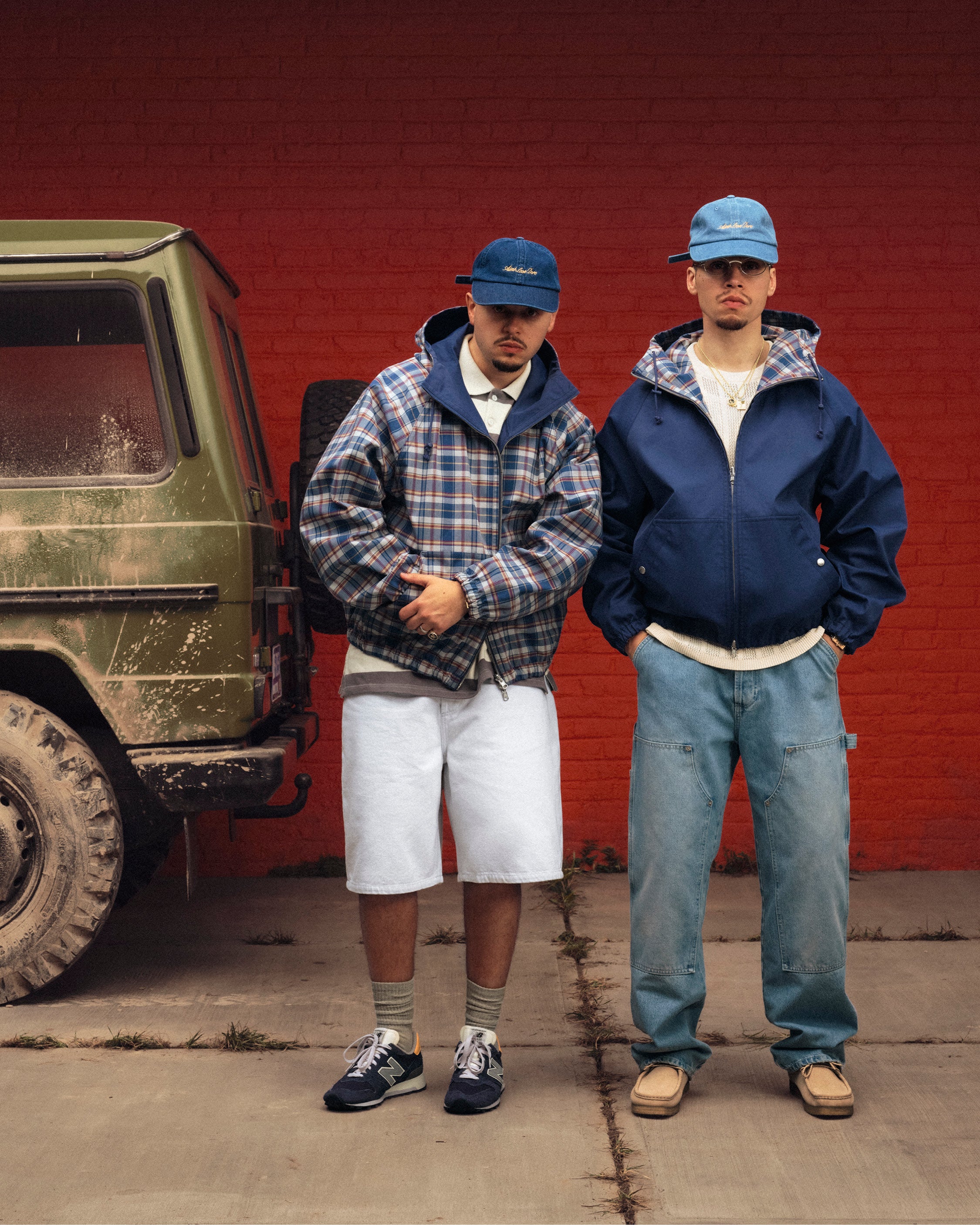 aim-leon-dore-denim-script-hat-cap-blau image 3