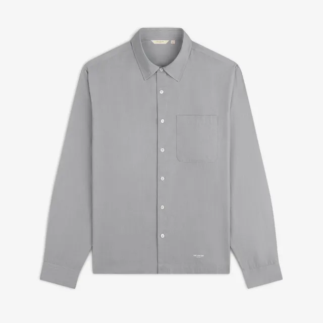 aim-leon-dore-poplin-casual-shirt-grau-regular-fit image 1
