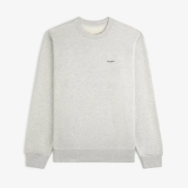 aim-leon-dore-micro-logo-crewneck-sweatshirt-grau image 1