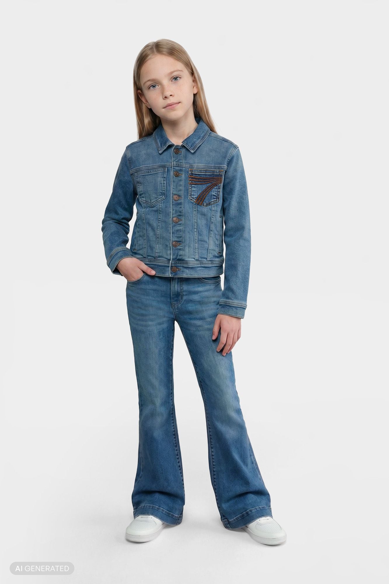 7-for-all-mankind-girls-mini-adi-trucker-jacket-sea-level image 2