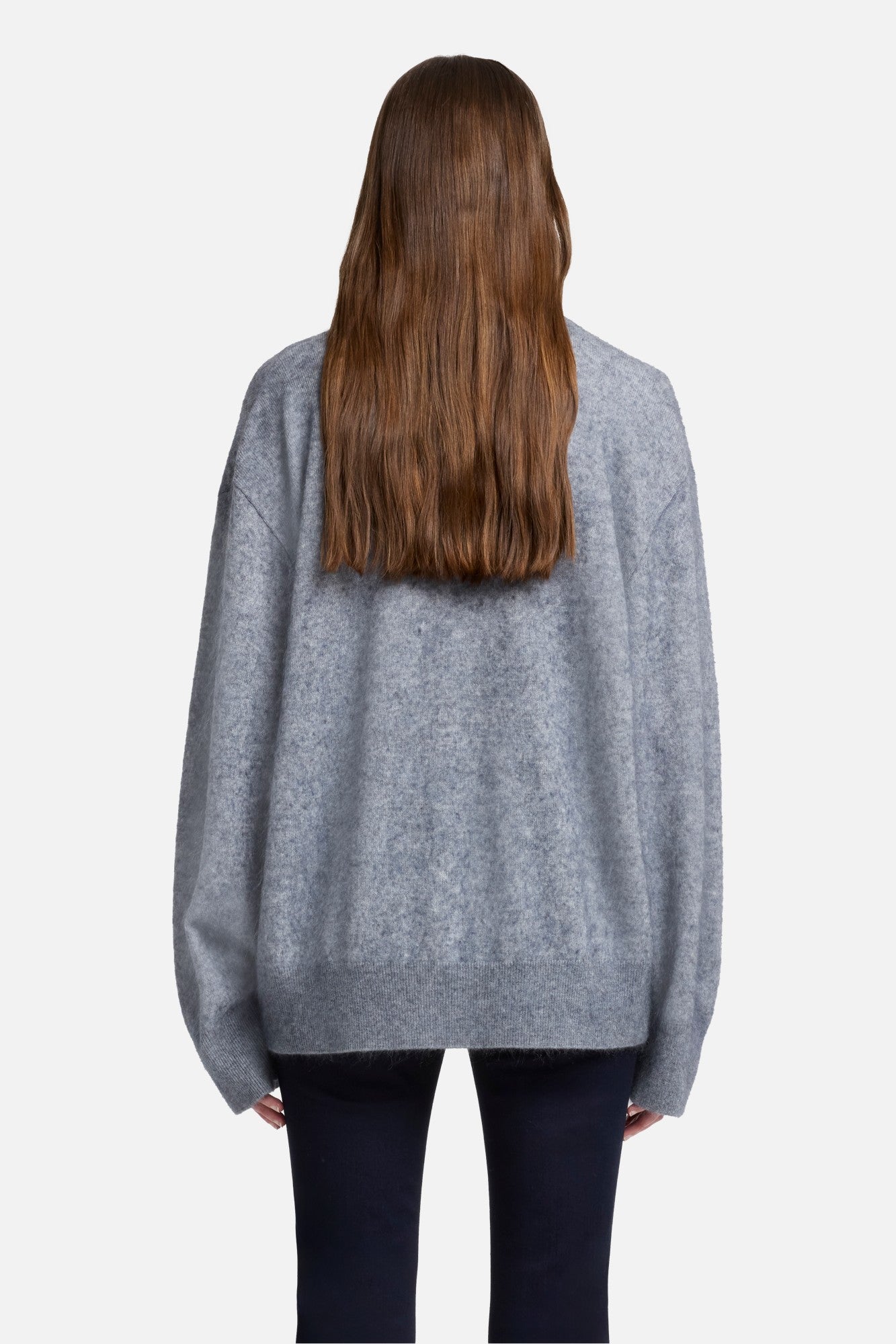 7-for-all-mankind-cashmere-blend-fuzzy-polo-sweater-oversize-polo-in-grey image 5