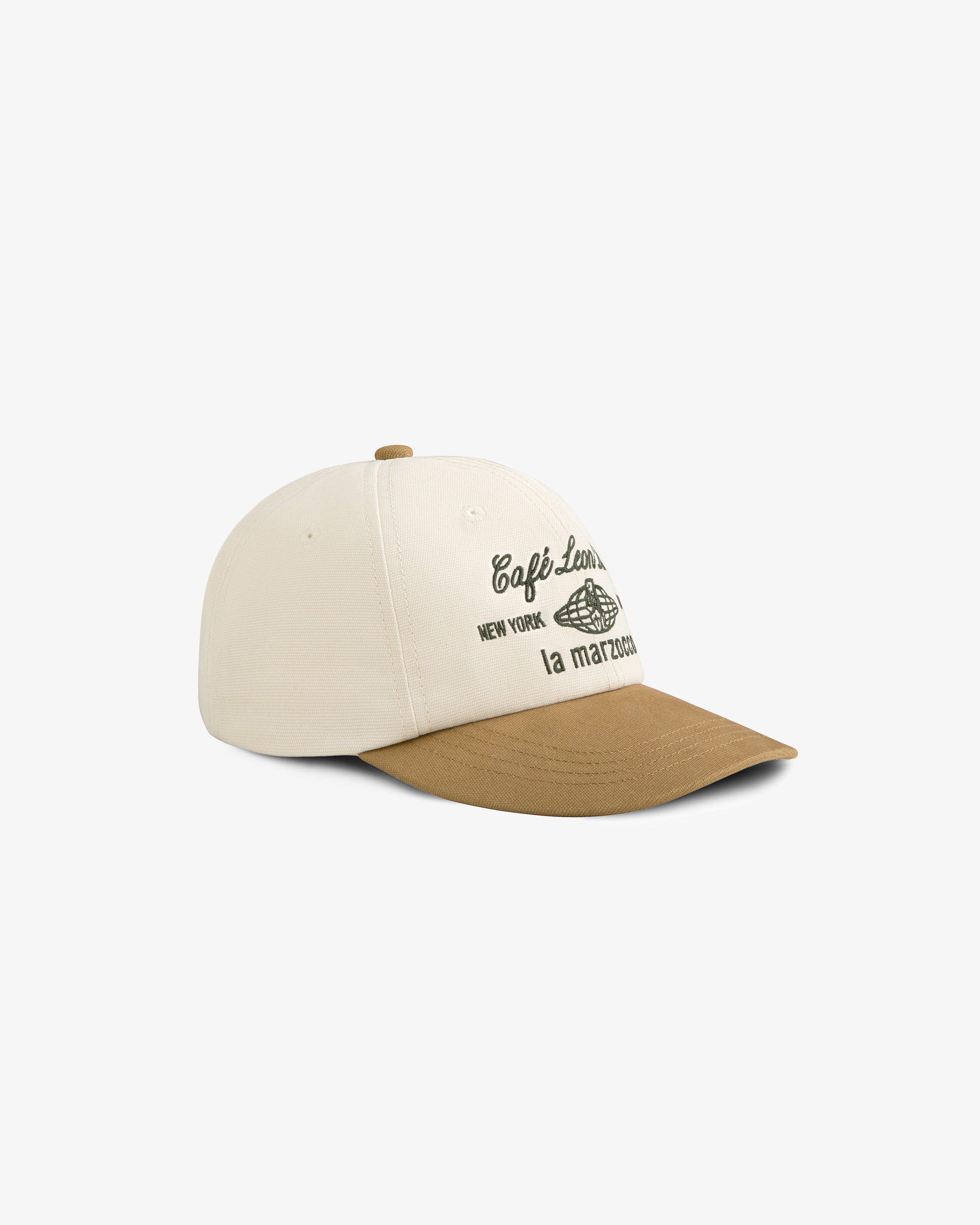 aim-leon-dore-caf-leon-dore-x-la-marzocco-cap-creme image 4