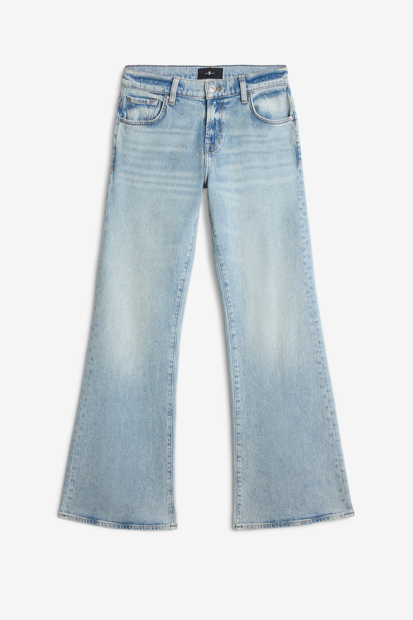 7-for-all-mankind-spencer-flare-wide-leg-jeans-damen-mankind-ode-to-mittelblau image 1
