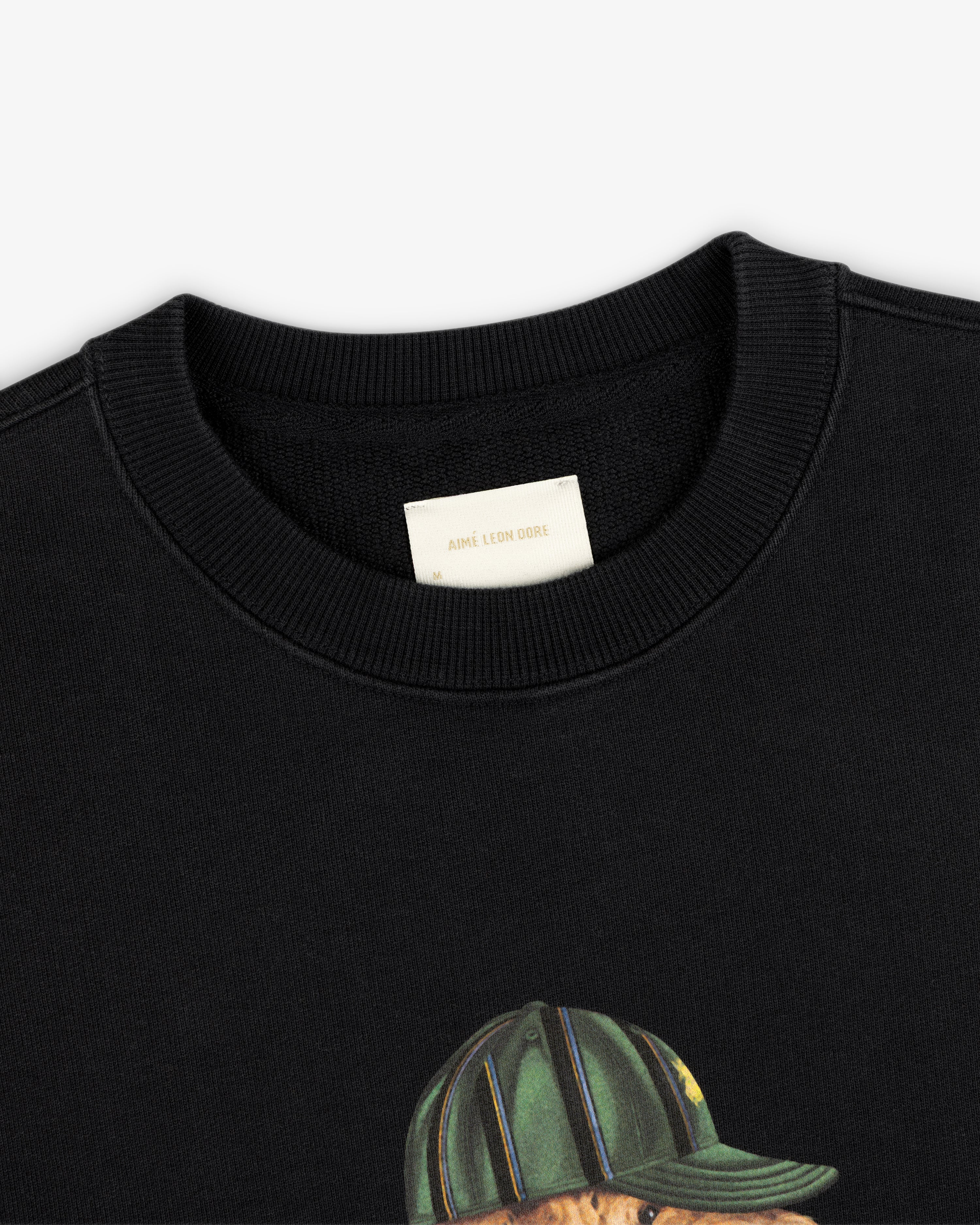 aim-leon-dore-buddy-crewneck-sweatshirt-schwarz image 3