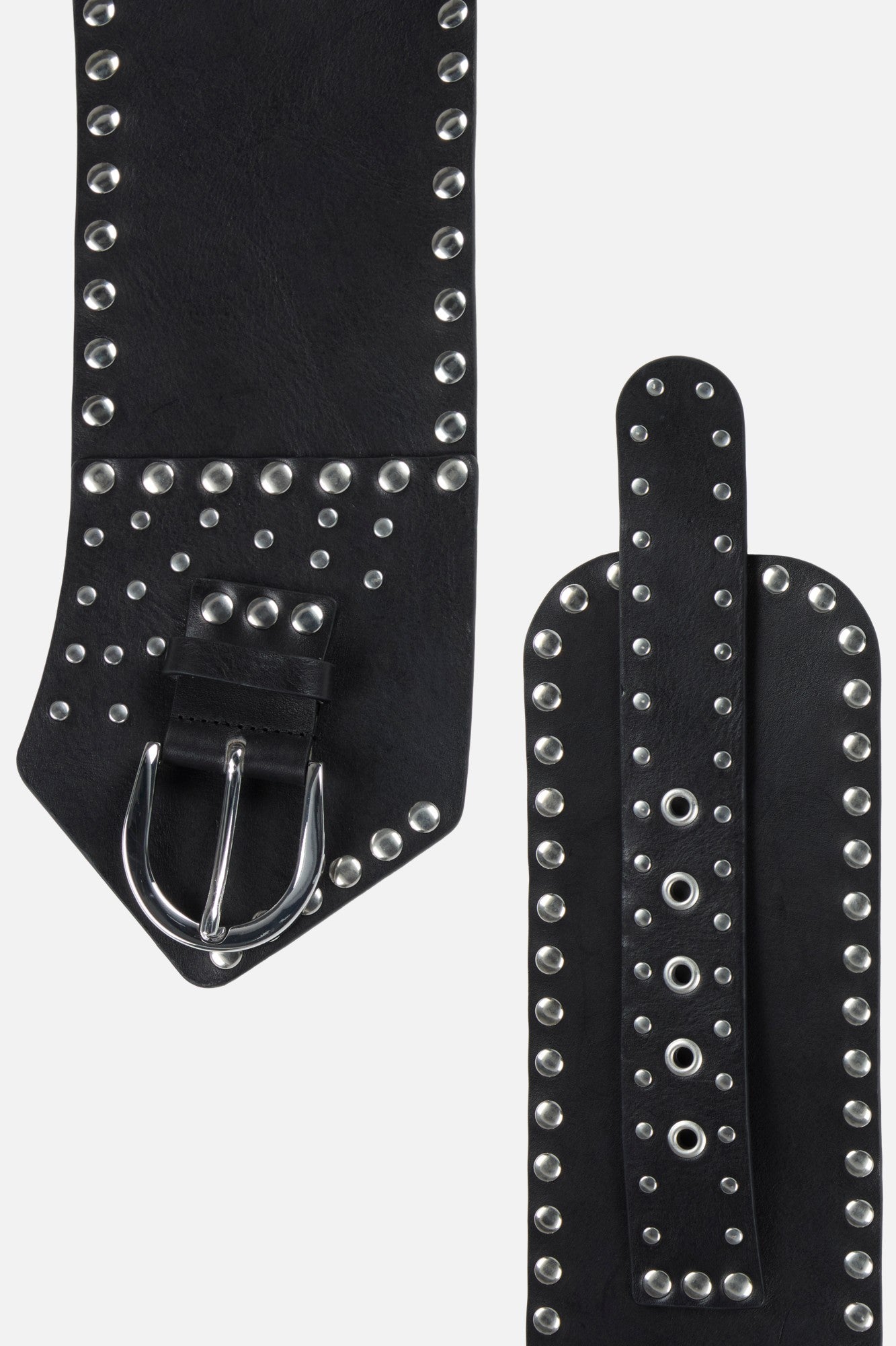 7-for-all-mankind-studded-waist-belt-black-damen-lederg-rtel image 3