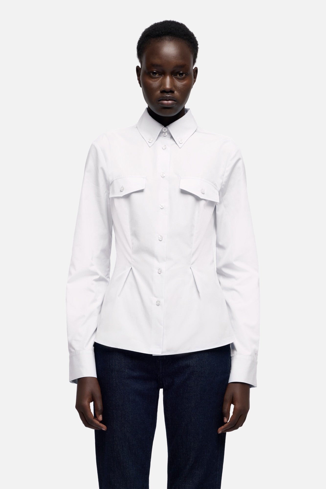 7-for-all-mankind-slant-military-hemdbluse-poplin-optical-white image 3