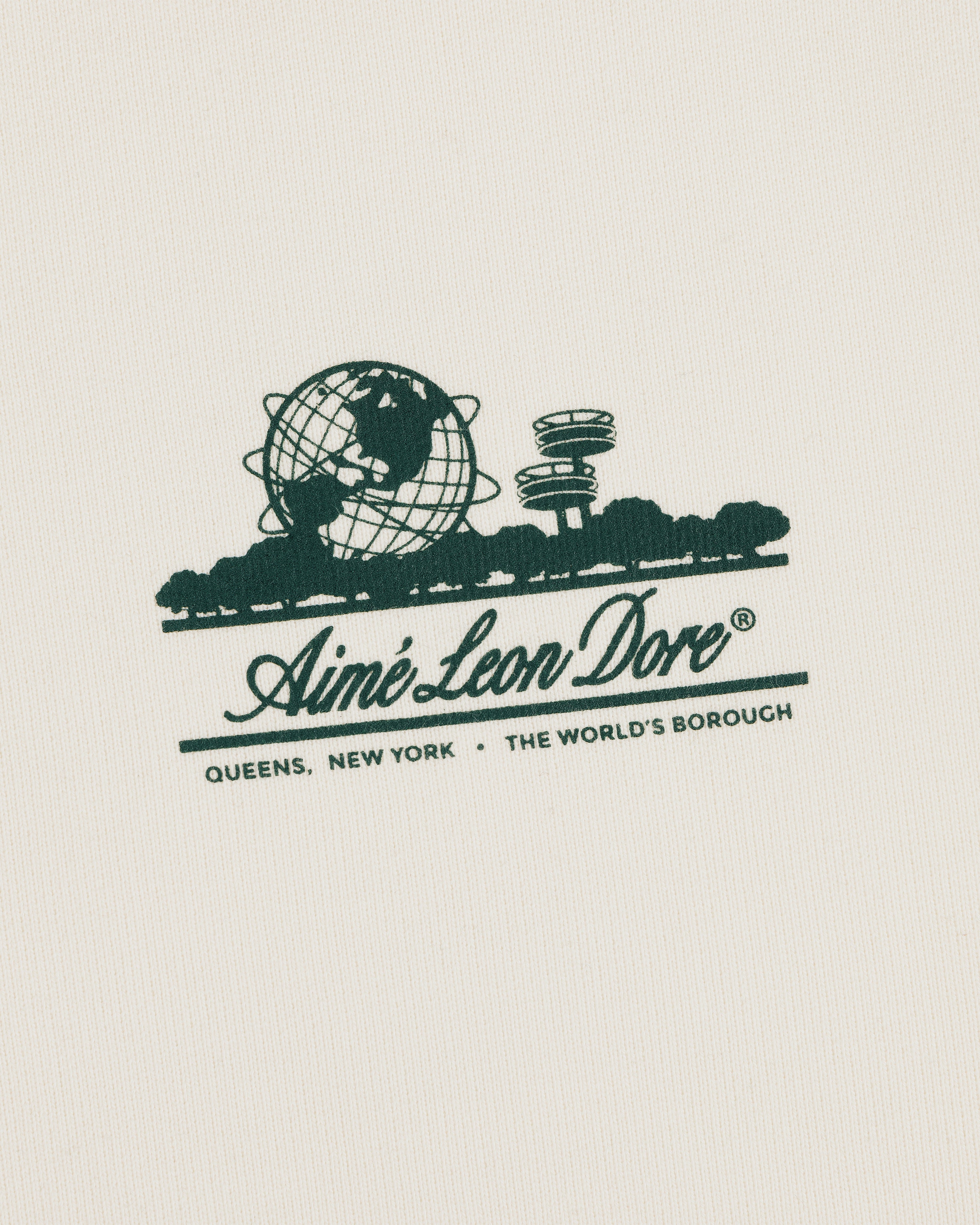 aim-leon-dore-unisphere-crewneck-sweatshirt-cream image 6