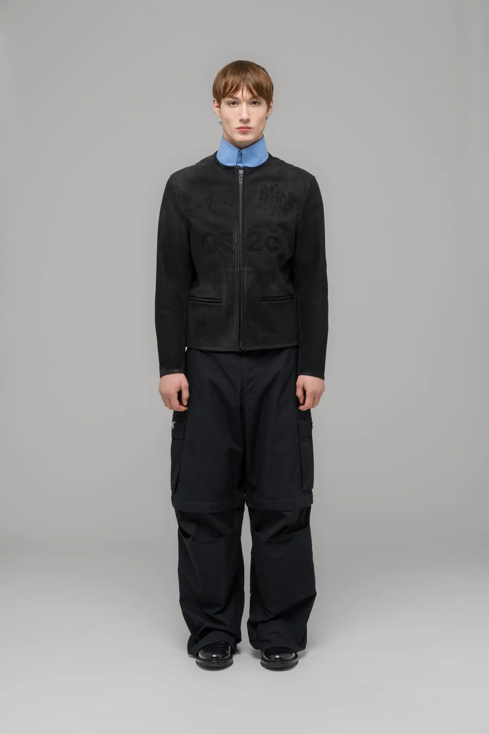 032c-thistles-leather-janker-lederjacke-aus-waxy-leder image 1