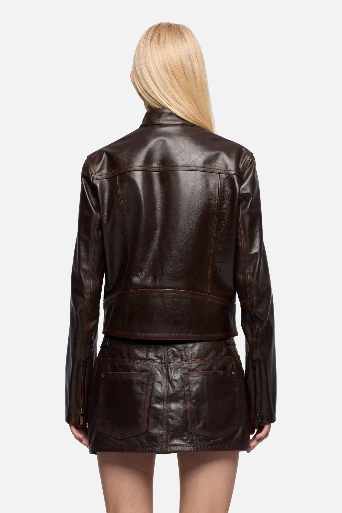 7-for-all-mankind-cropped-biker-jacket-leather-vintage-brown image 5