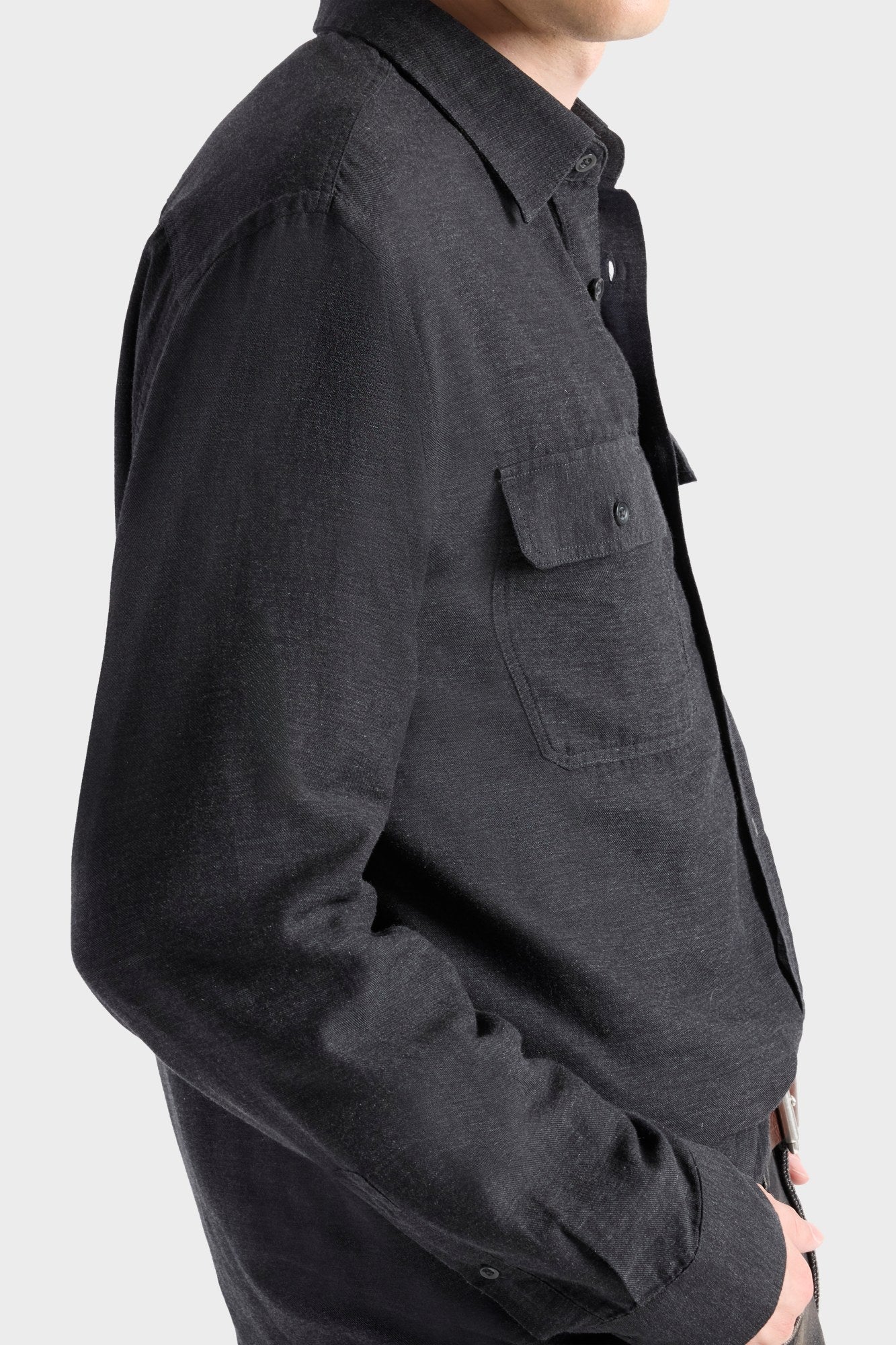 7-for-all-mankind-military-shirt-cotton-cashmere-dark-grey-herrenhemd image 6