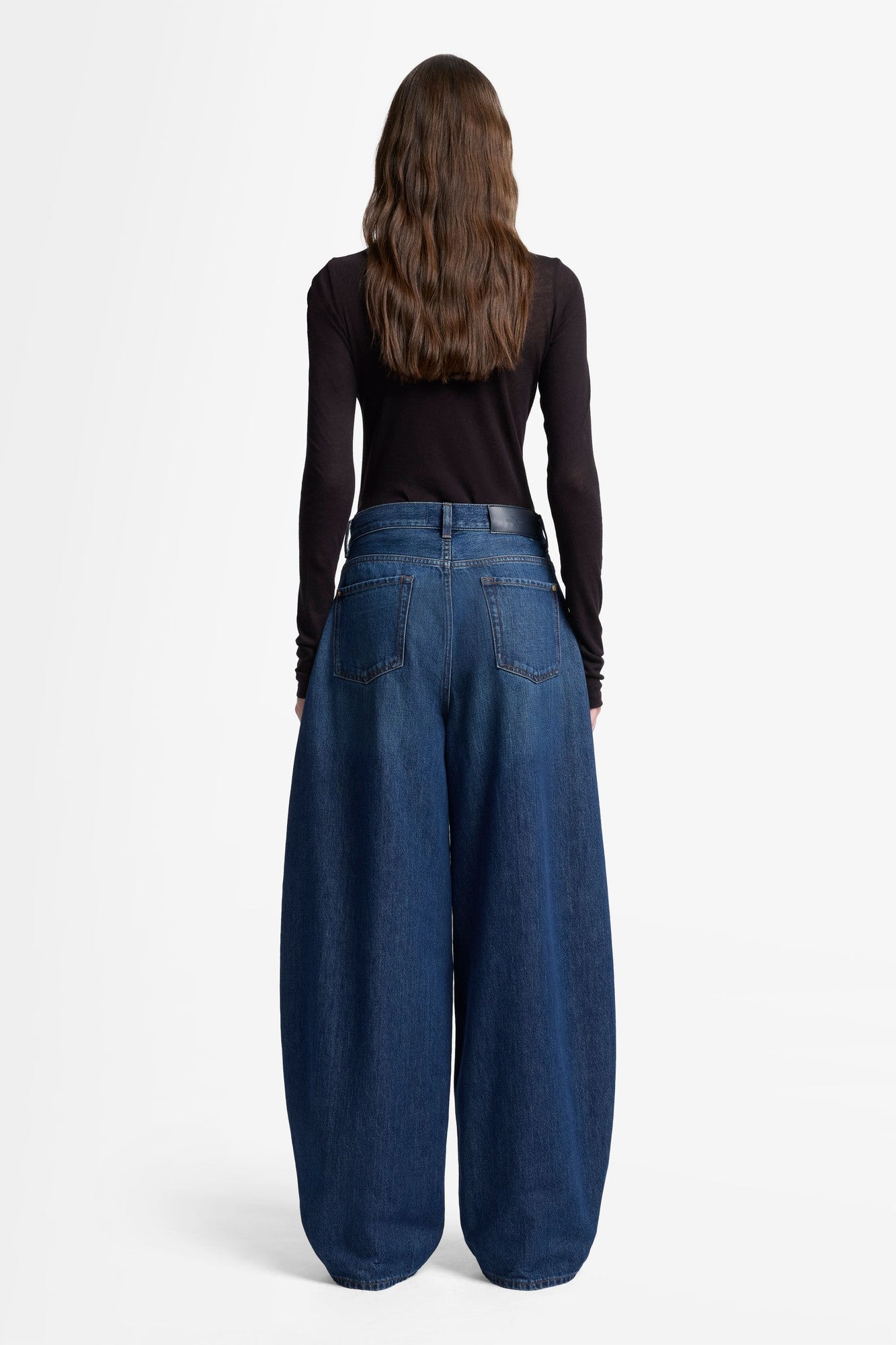 7-for-all-mankind-balloon-barrel-jeans-damen-radar-dunkelblau image 5